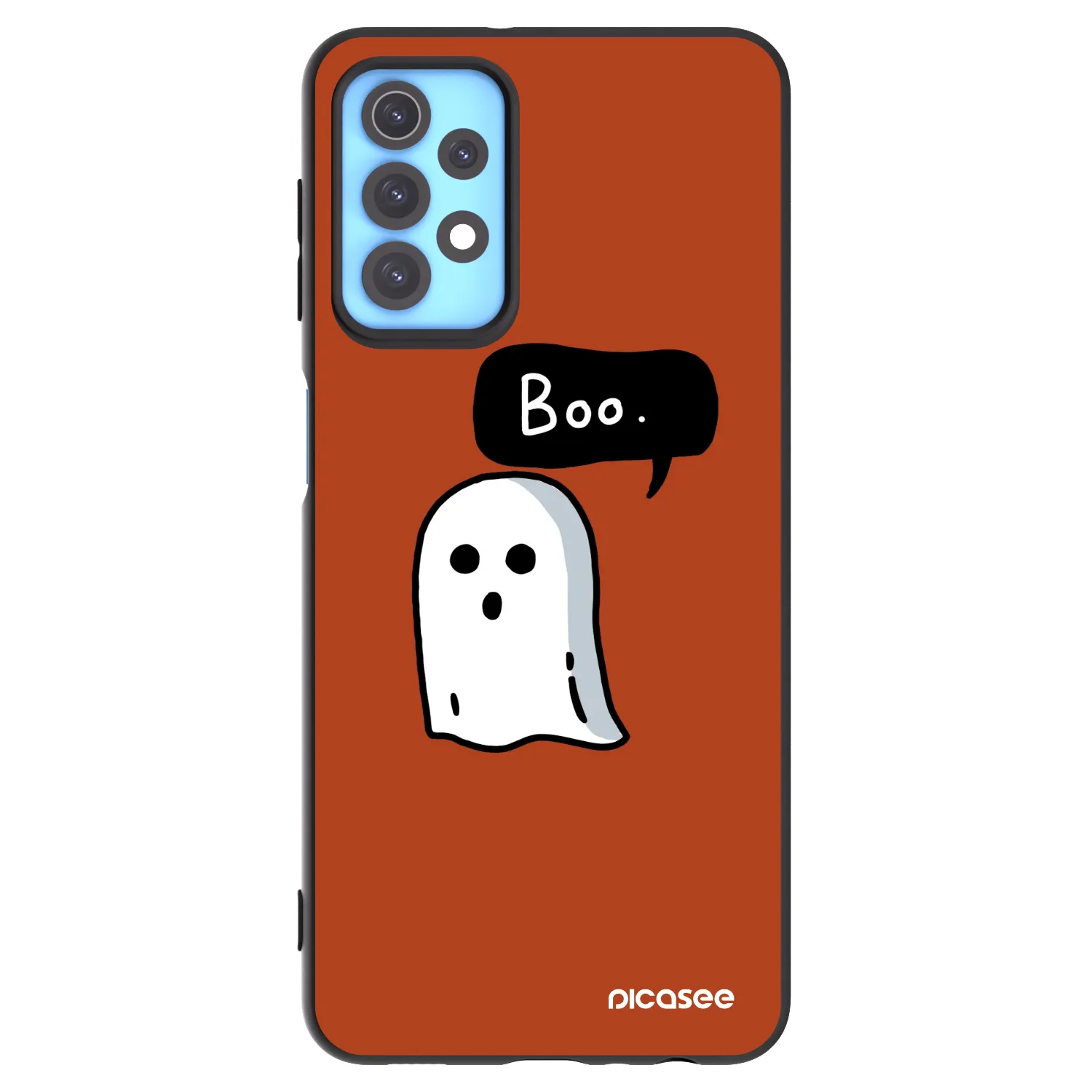 Picasee Μαύρη θήκη σιλικόνης για Samsung Galaxy A32 4G SM-A325F - Boo