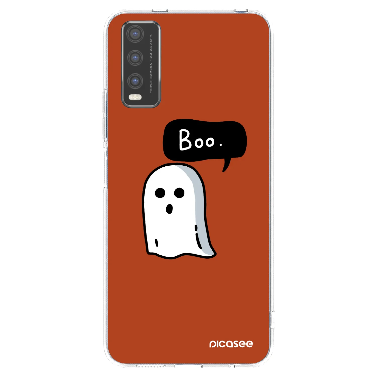 Picasee διαφανής θήκη σιλικόνης Vivo Y20s - Boo