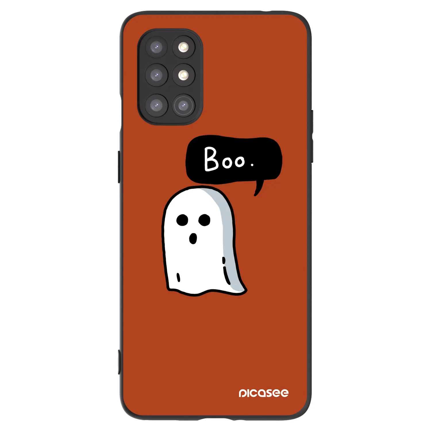 Picasee Μαύρη θήκη σιλικόνης για OnePlus 8T - Boo