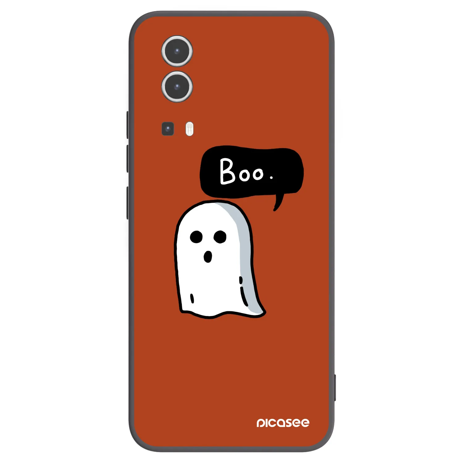 Picasee Μαύρη θήκη σιλικόνης για Vivo Y72 5G - Boo