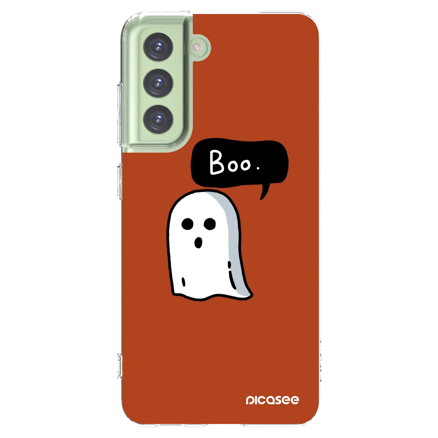 Picasee διαφανής θήκη σιλικόνης Samsung Galaxy S21 FE 5G - Boo