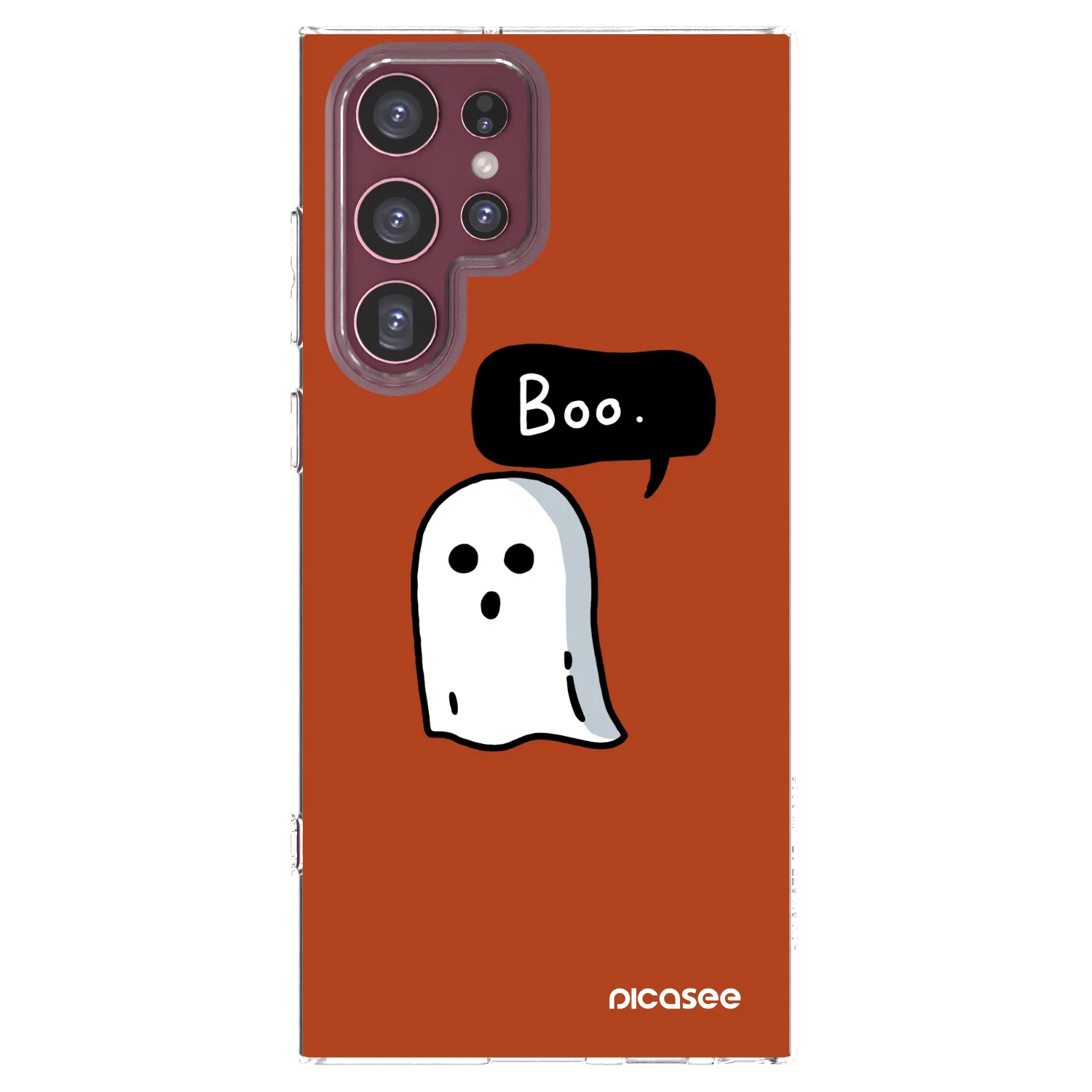 Picasee διαφανής θήκη σιλικόνης Samsung Galaxy S22 Ultra 5G - Boo