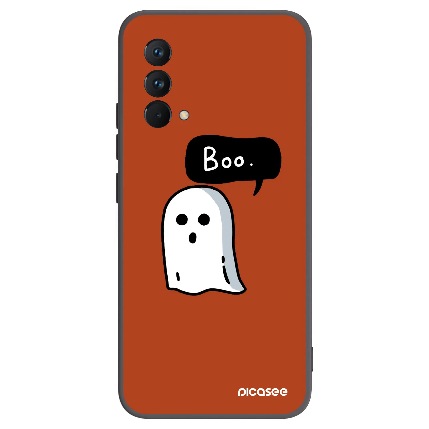 Picasee Μαύρη θήκη σιλικόνης για Realme GT Master Edition 5G - Boo
