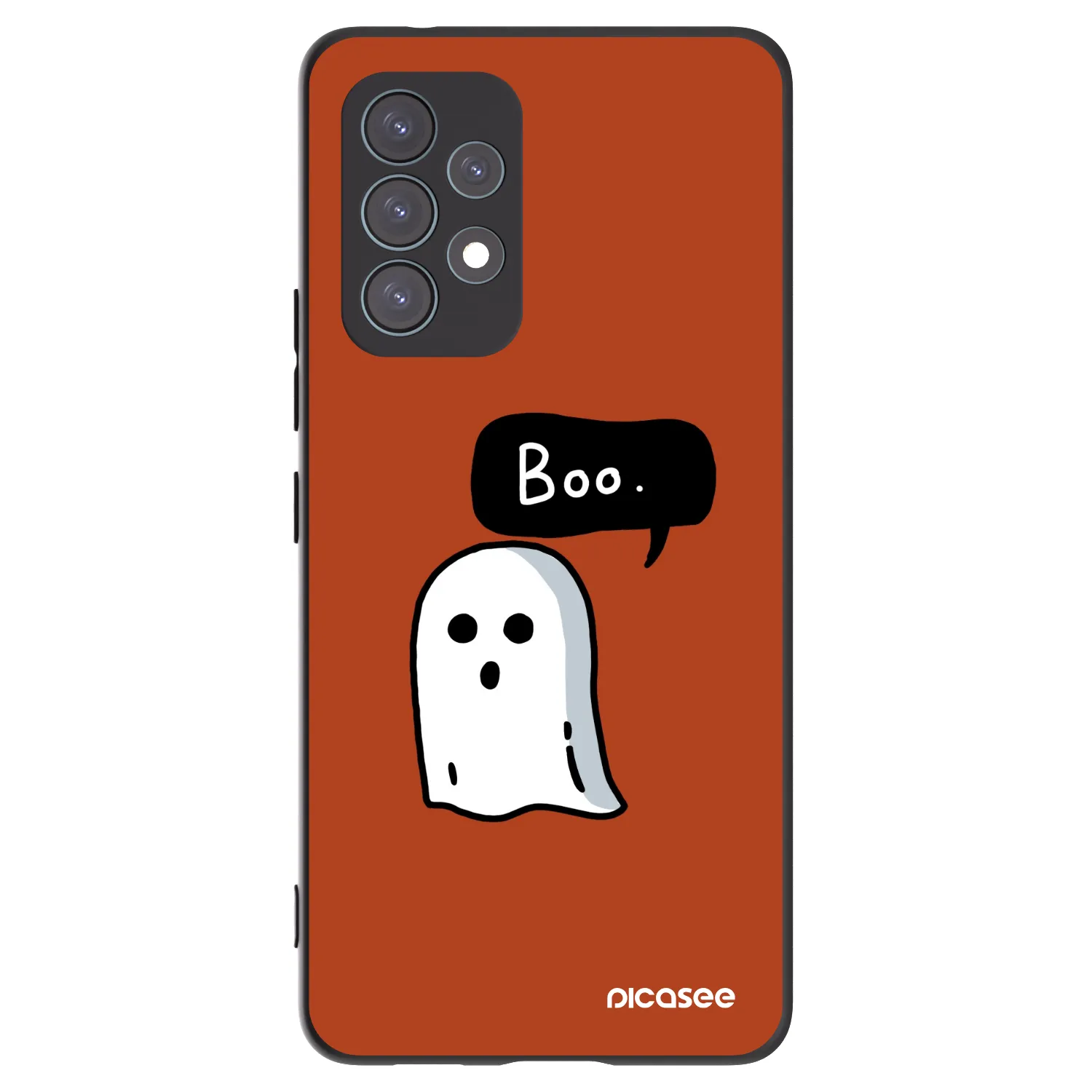 Picasee Μαύρη θήκη σιλικόνης για Samsung Galaxy A53 5G A536 - Boo