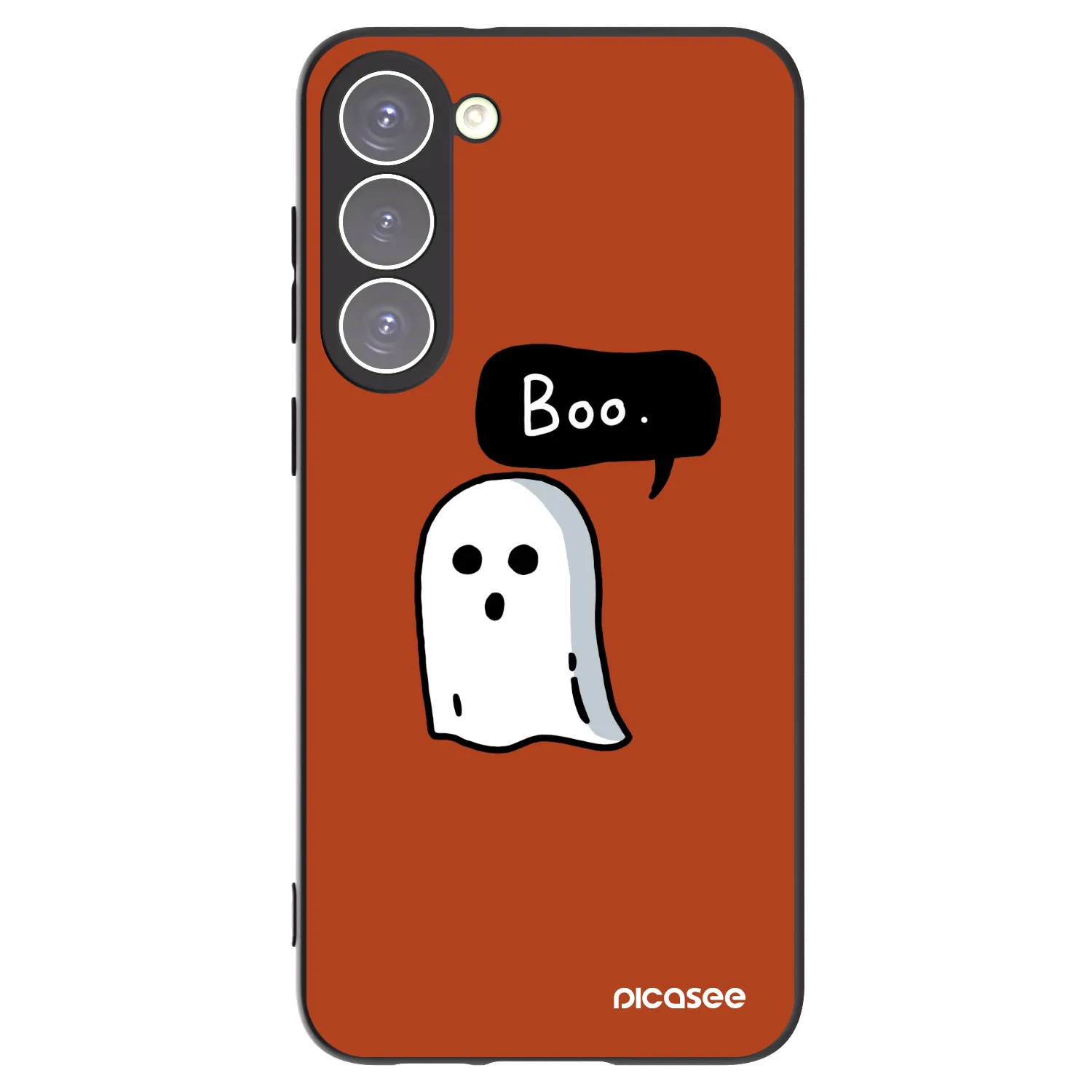 Picasee Μαύρη θήκη σιλικόνης για Samsung Galaxy S23+ 5G - Boo