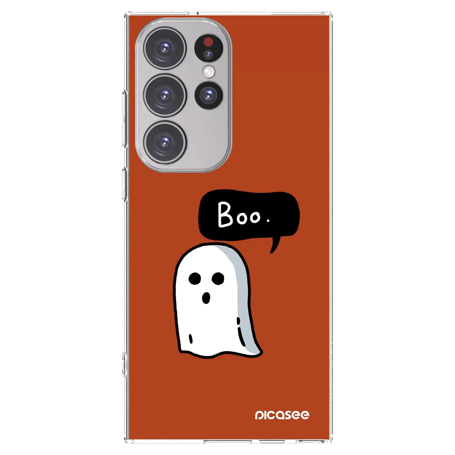 Picasee διαφανής θήκη σιλικόνης Samsung Galaxy S23 Ultra 5G - Boo