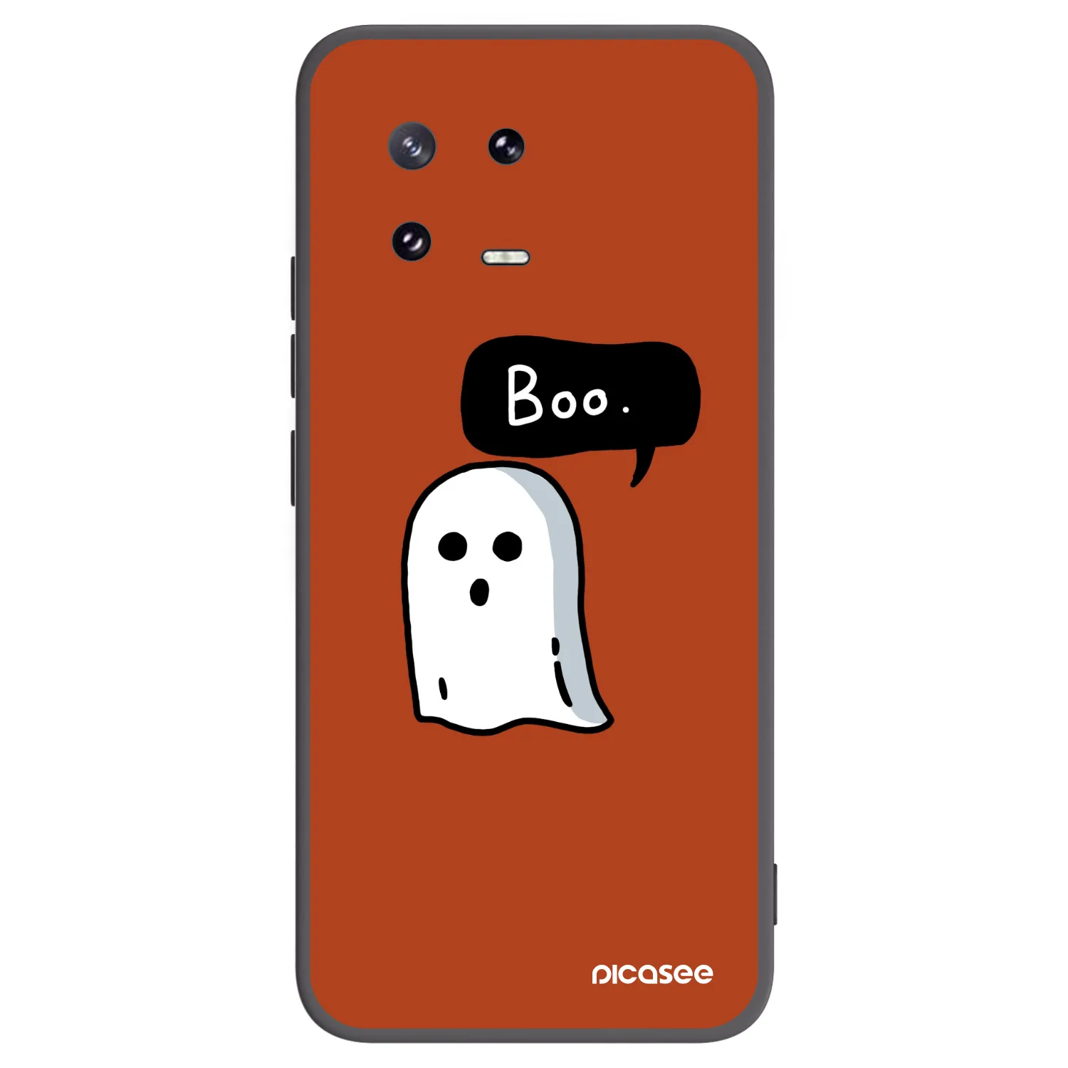 Picasee Μαύρη θήκη σιλικόνης για Xiaomi 13 Pro - Boo
