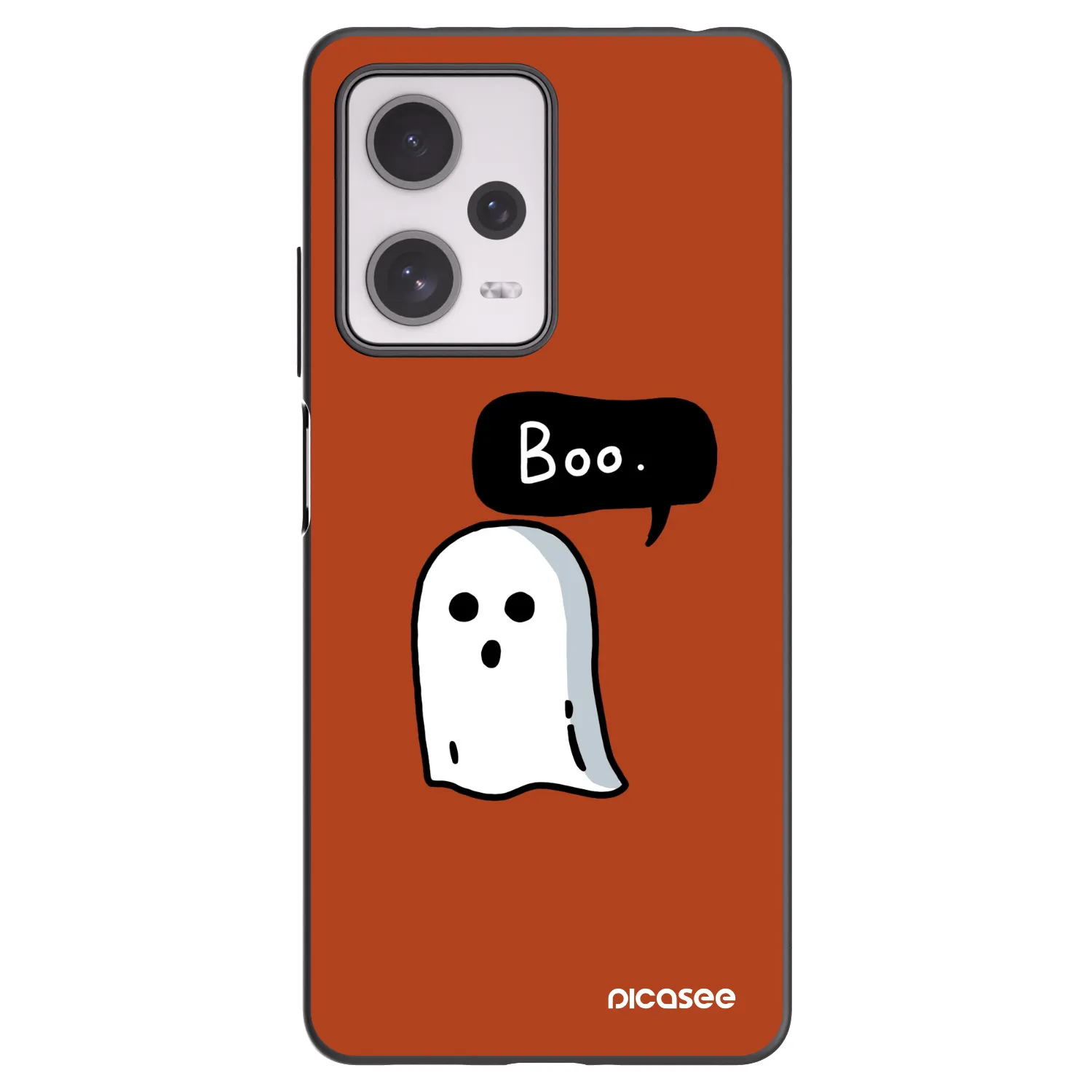 Picasee Μαύρη θήκη σιλικόνης για Xiaomi Redmi Note 12 Pro+ 5G - Boo