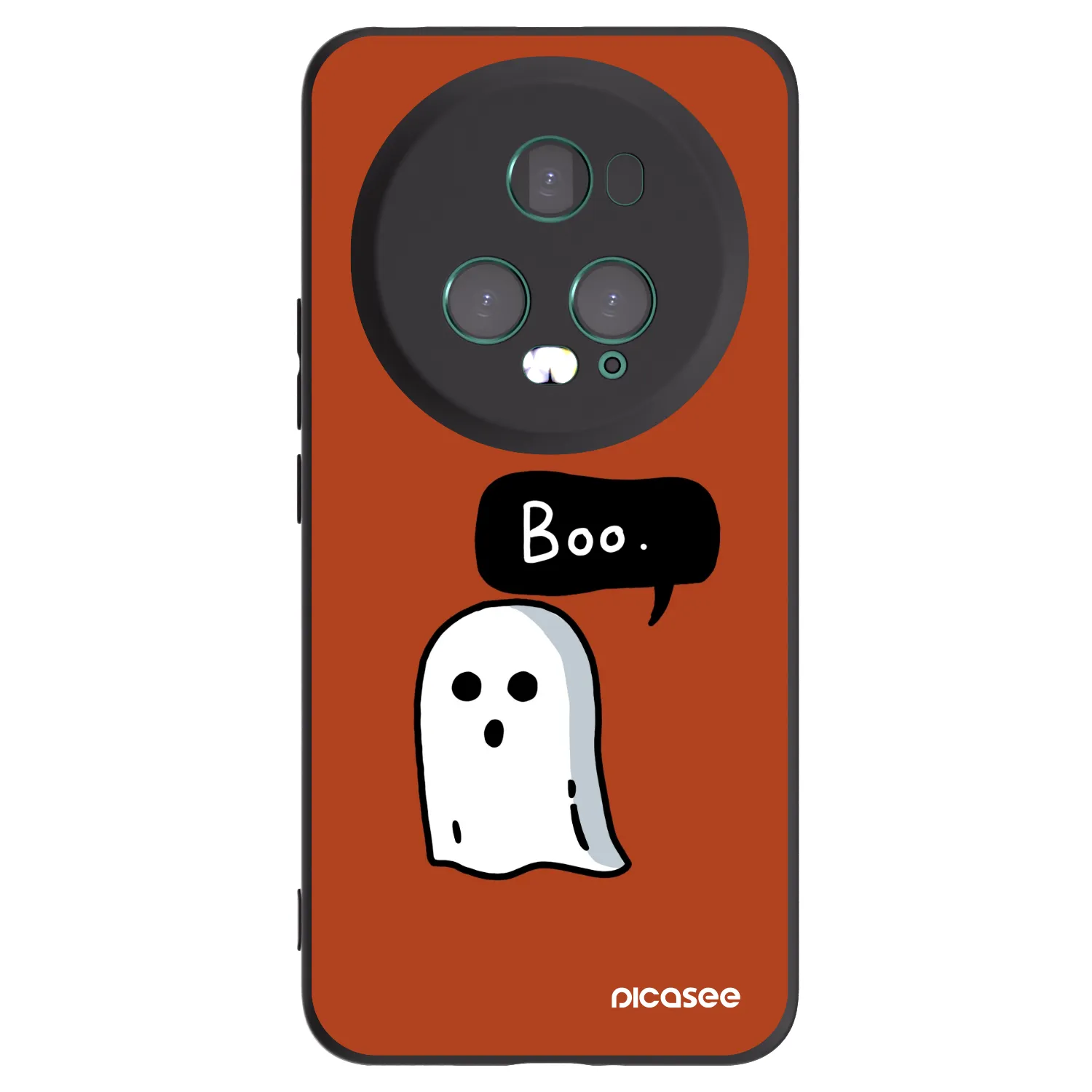 Picasee Μαύρη θήκη σιλικόνης για Honor Magic5 Pro - Boo