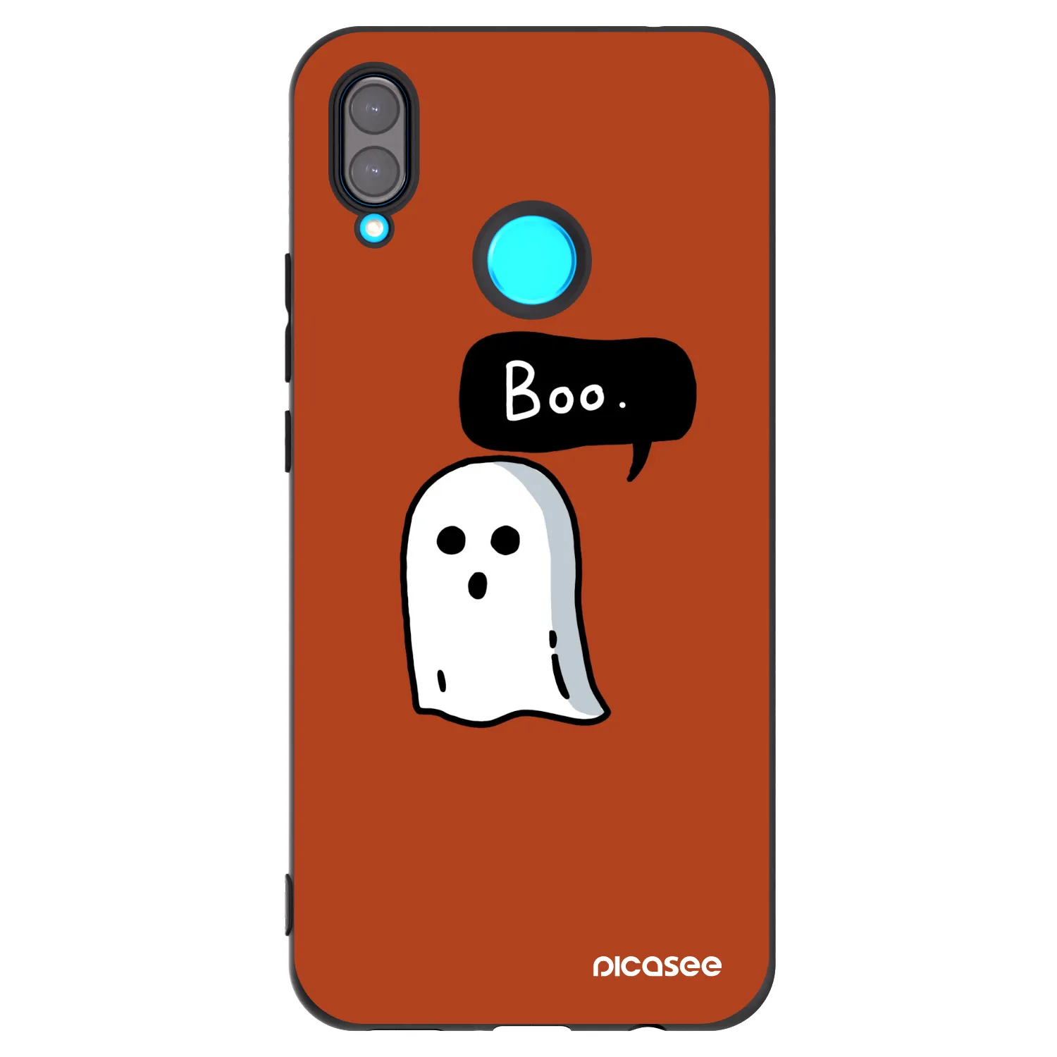 Picasee Μαύρη θήκη σιλικόνης για Huawei Nova 3 - Boo
