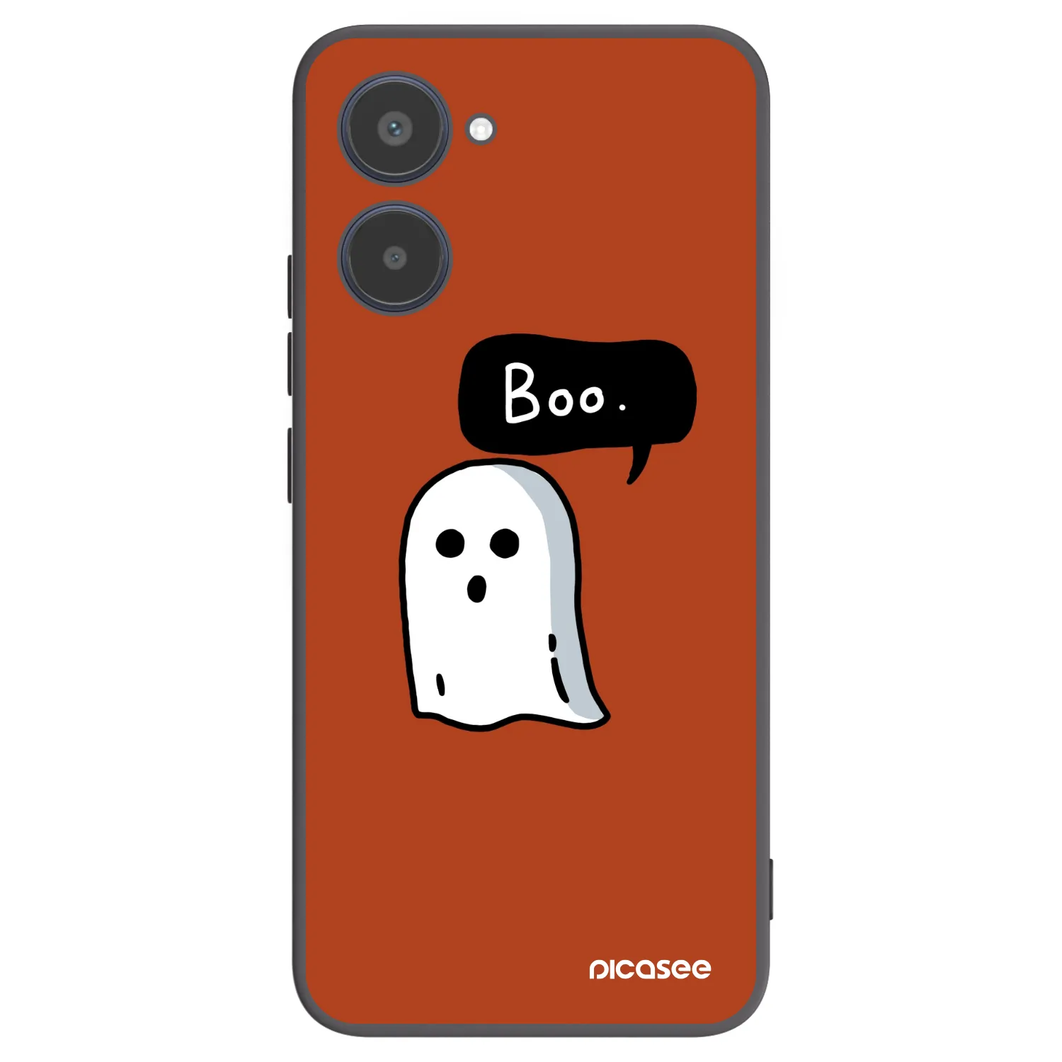 Picasee Μαύρη θήκη σιλικόνης για Realme 10 4G - Boo