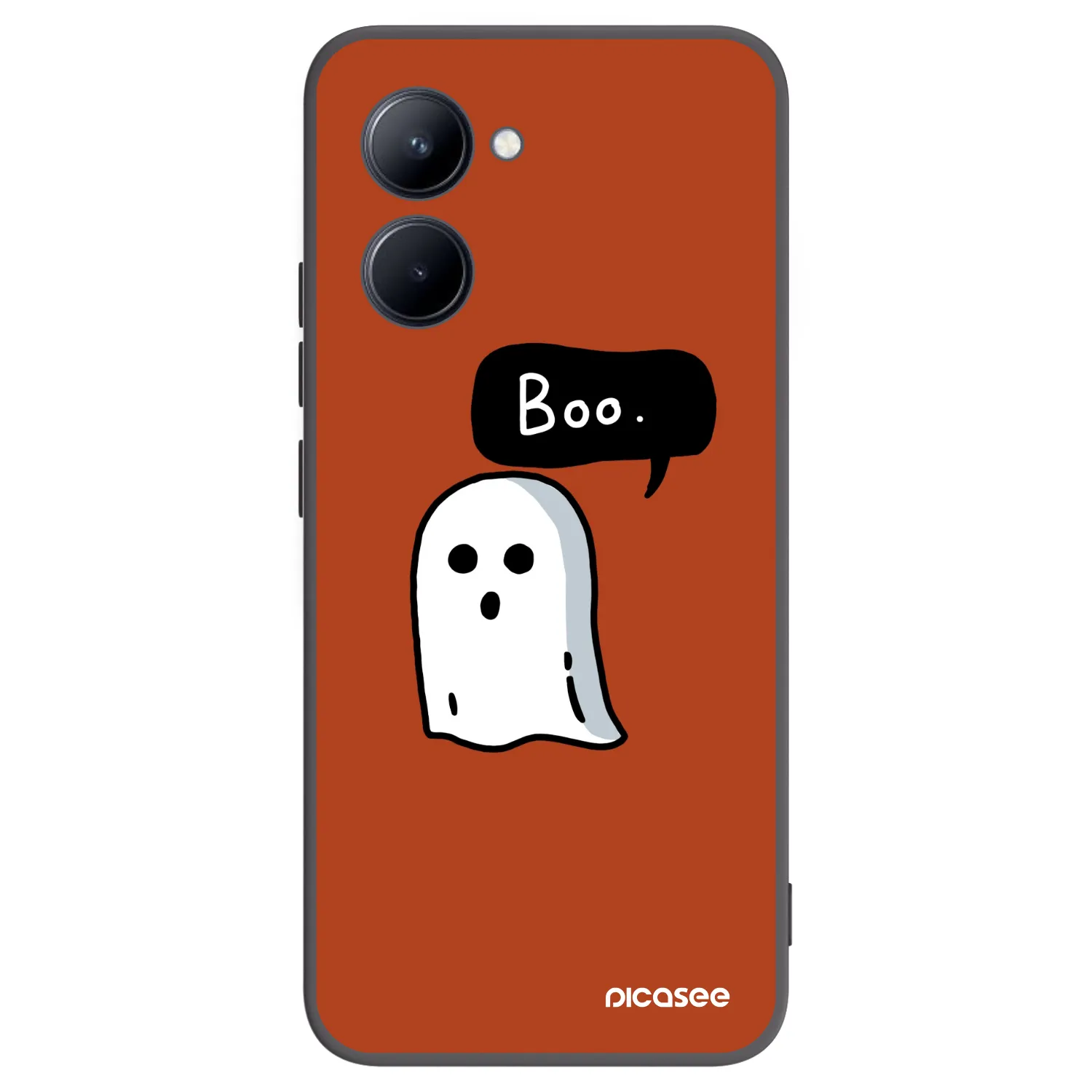 Picasee Μαύρη θήκη σιλικόνης για Realme C33 (2023) - Boo