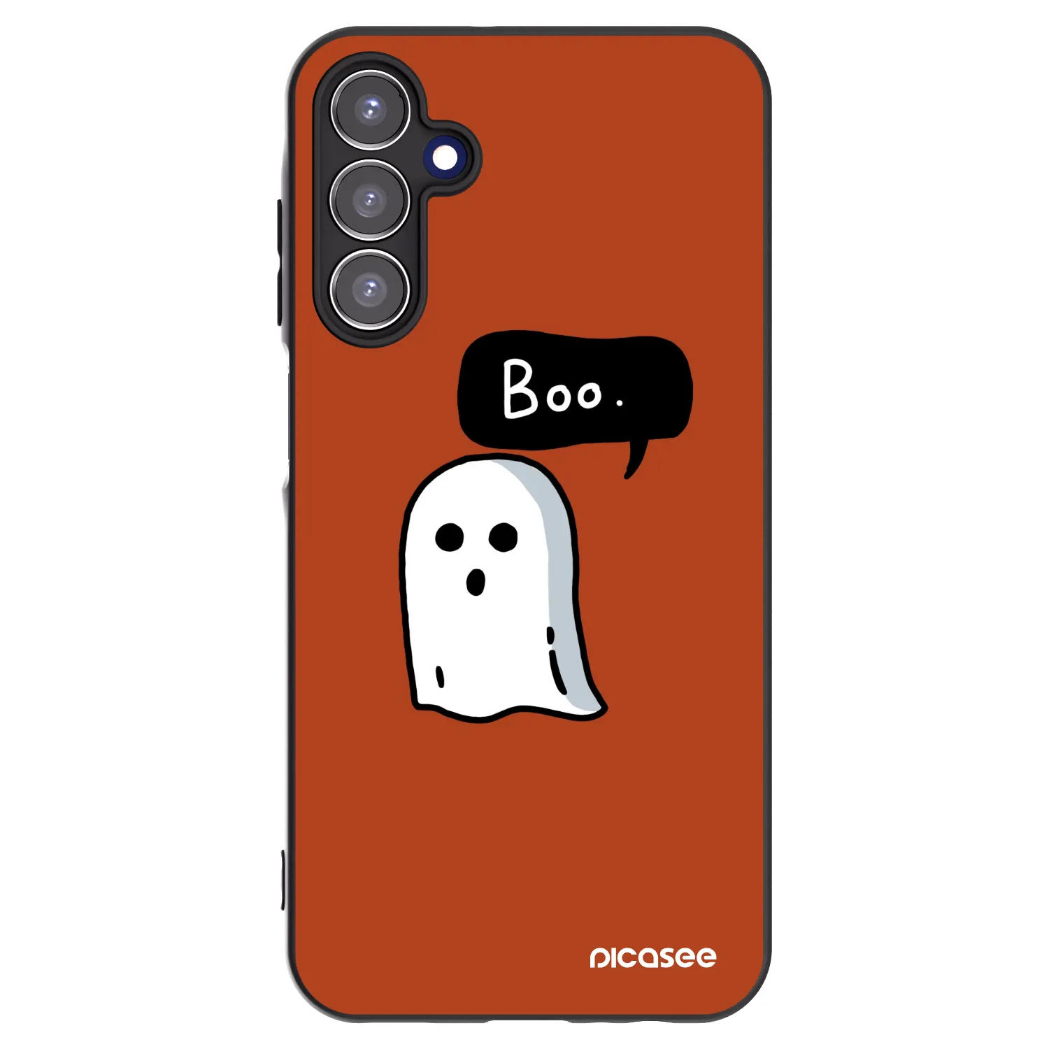 Picasee Μαύρη θήκη σιλικόνης για Samsung Galaxy A15 A155F 4G - Boo