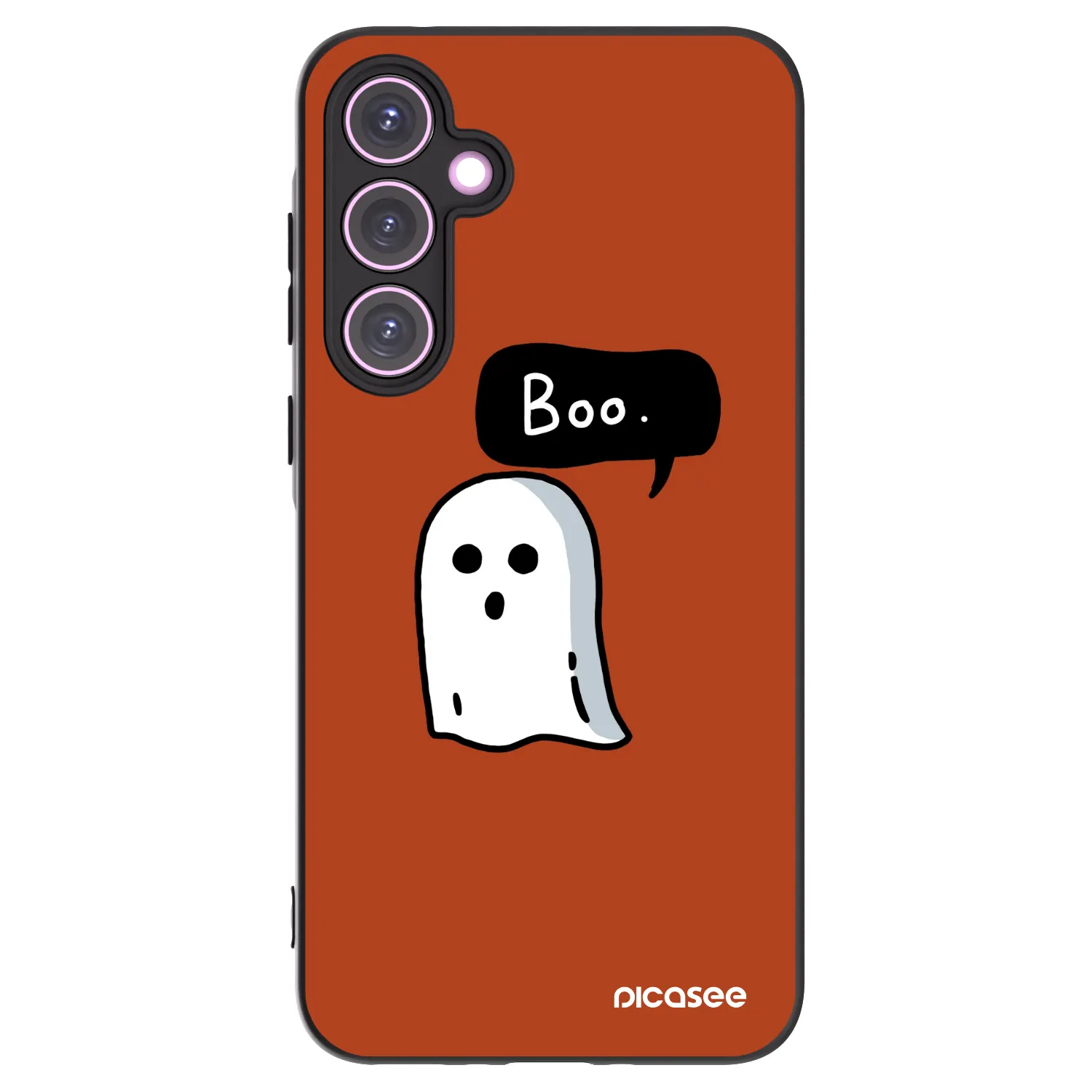 Picasee Μαύρη θήκη σιλικόνης για Samsung Galaxy A35 5G A356B - Boo