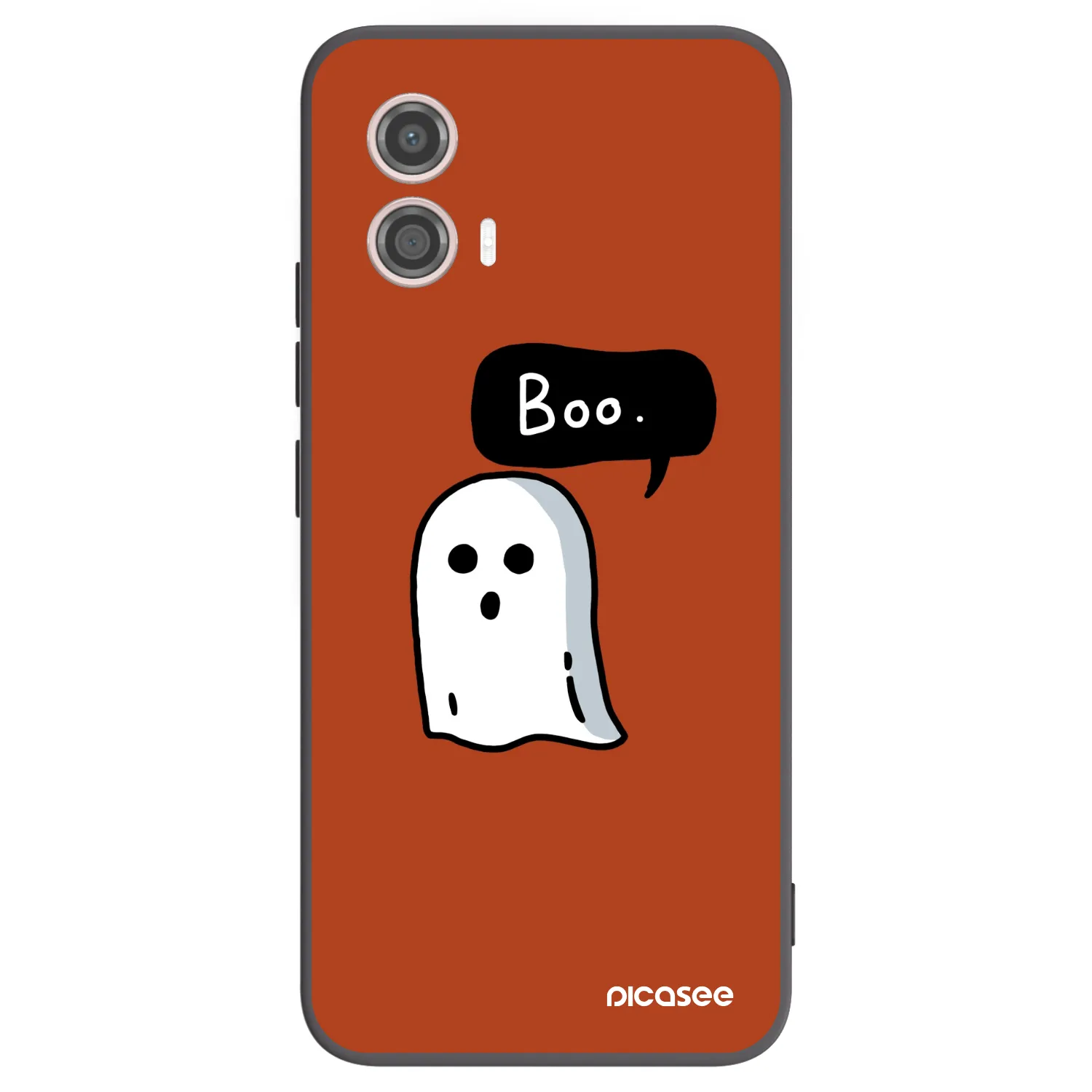 Picasee Μαύρη θήκη σιλικόνης για Motorola Moto G53 5G - Boo