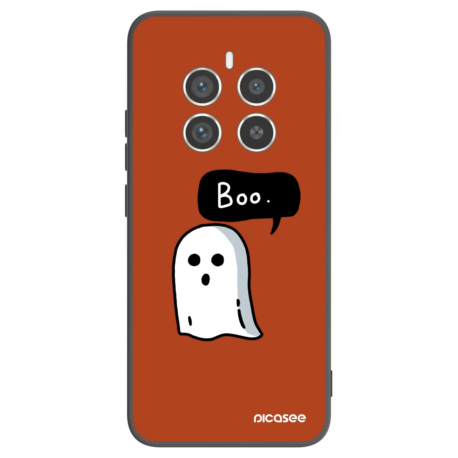 Picasee Μαύρη θήκη σιλικόνης για Realme 12 Pro 5G - Boo