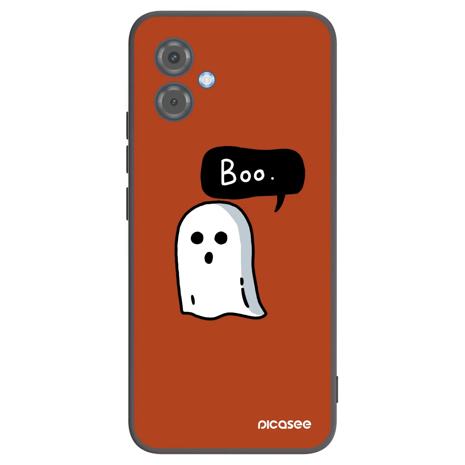 Picasee Μαύρη θήκη σιλικόνης για Motorola Moto G14 - Boo
