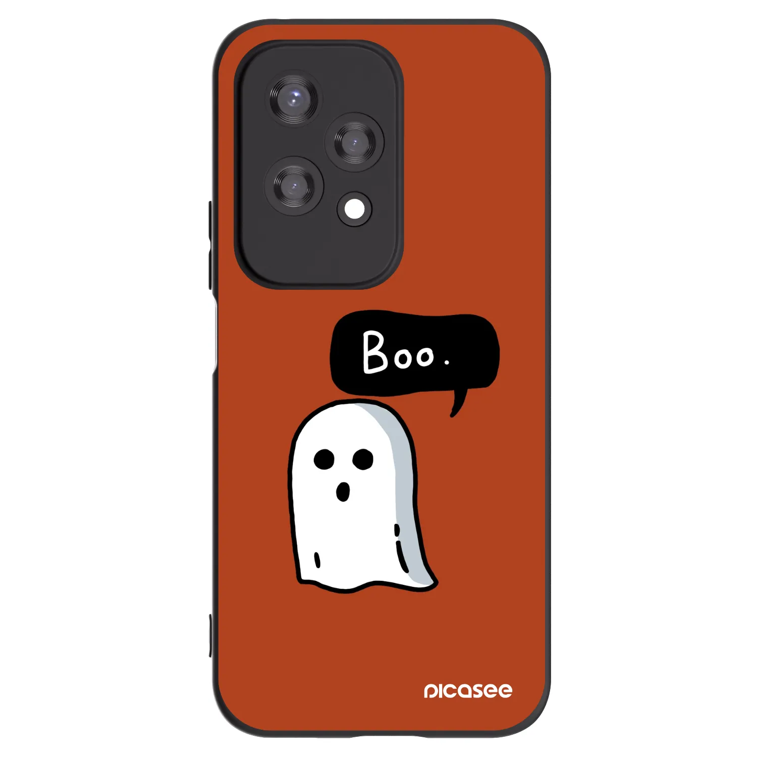 Picasee Μαύρη θήκη σιλικόνης για Honor 200 Lite - Boo