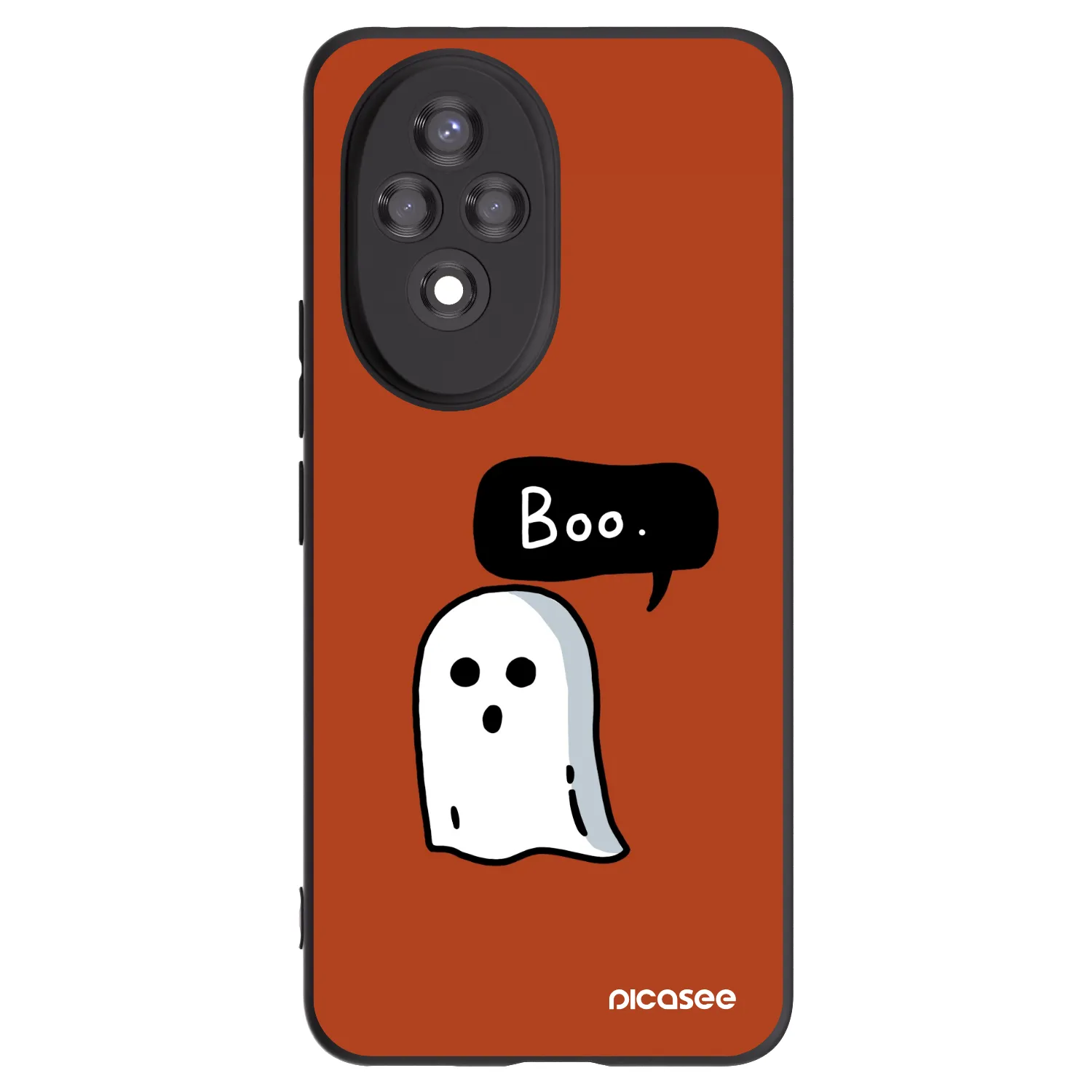 Picasee Μαύρη θήκη σιλικόνης για Honor 200 5G - Boo
