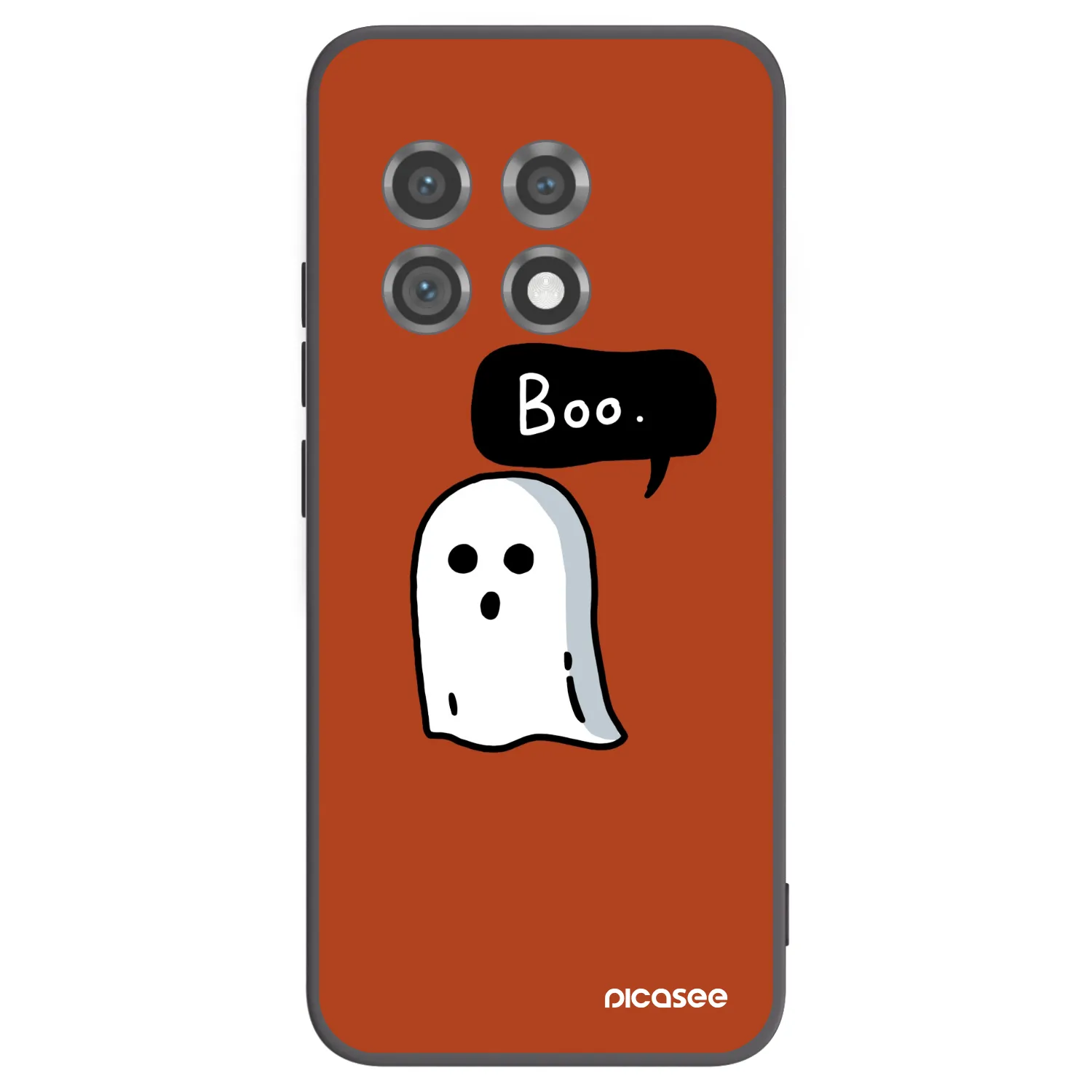 Picasee Μαύρη θήκη σιλικόνης για OnePlus 11 5G - Boo
