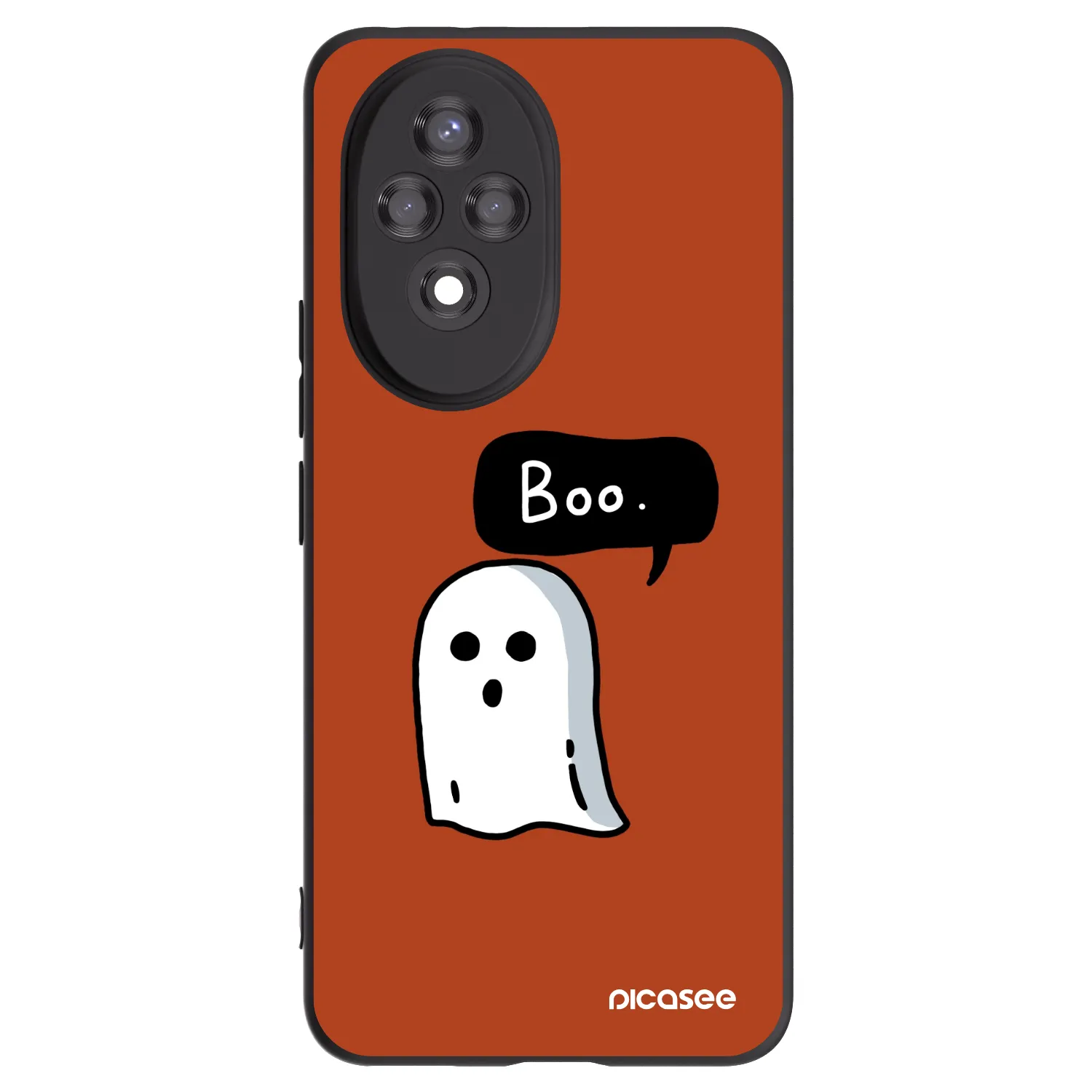 Picasee Μαύρη θήκη σιλικόνης για Honor 200 Pro 5G - Boo