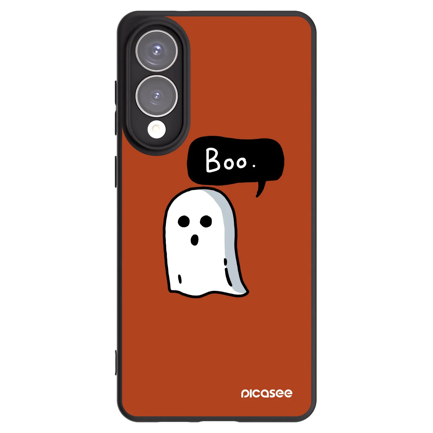 Picasee Μαύρη θήκη σιλικόνης για Samsung Galaxy S25 Edge 5G - Boo
