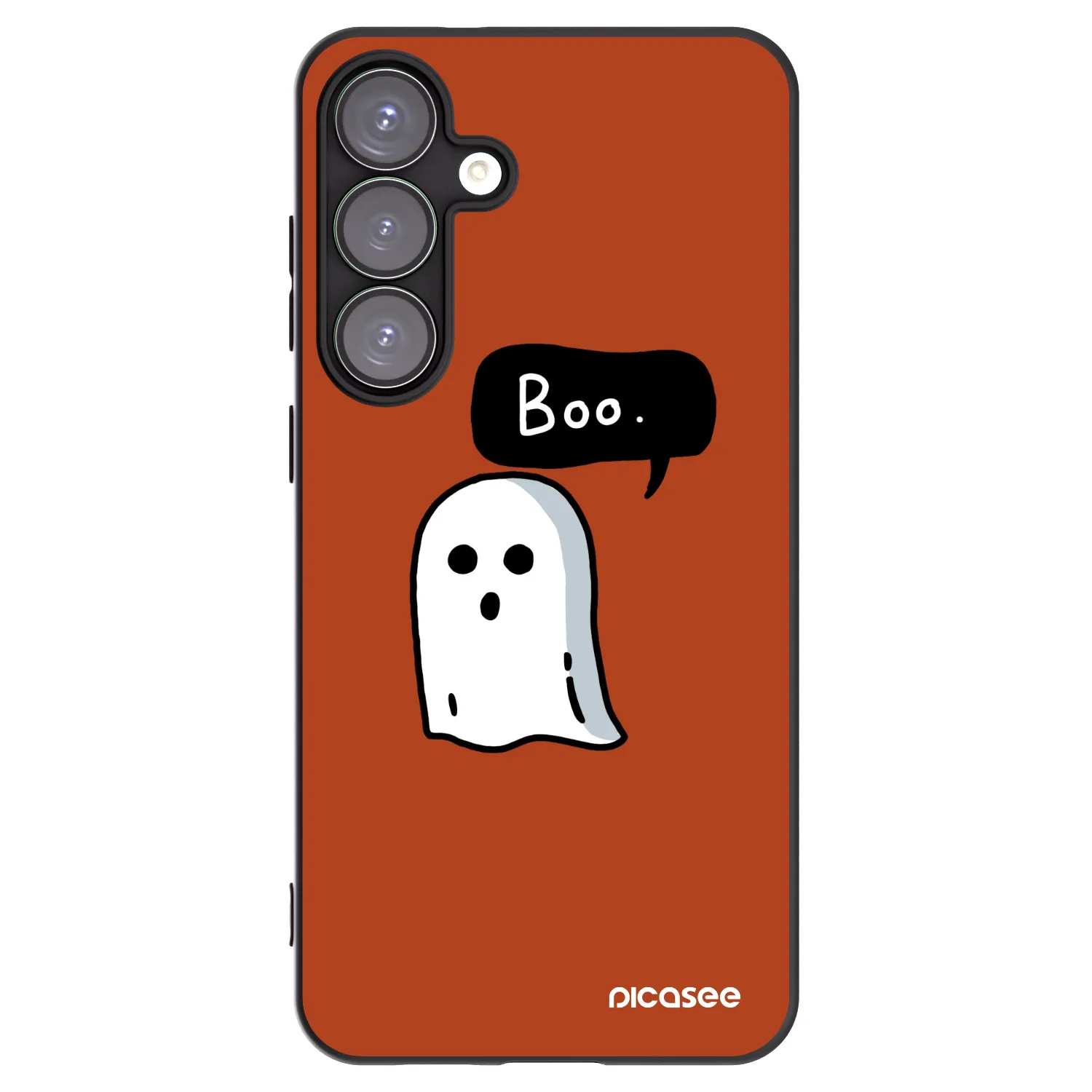Picasee Μαύρη θήκη σιλικόνης για Samsung Galaxy S25+ 5G - Boo