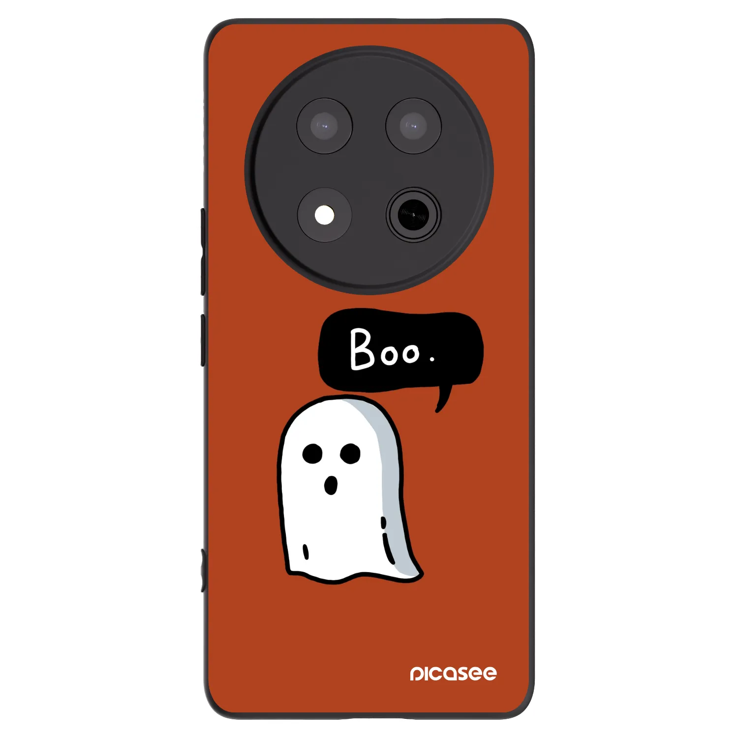 Picasee Μαύρη θήκη σιλικόνης για Honor Magic7 Lite 5G - Boo