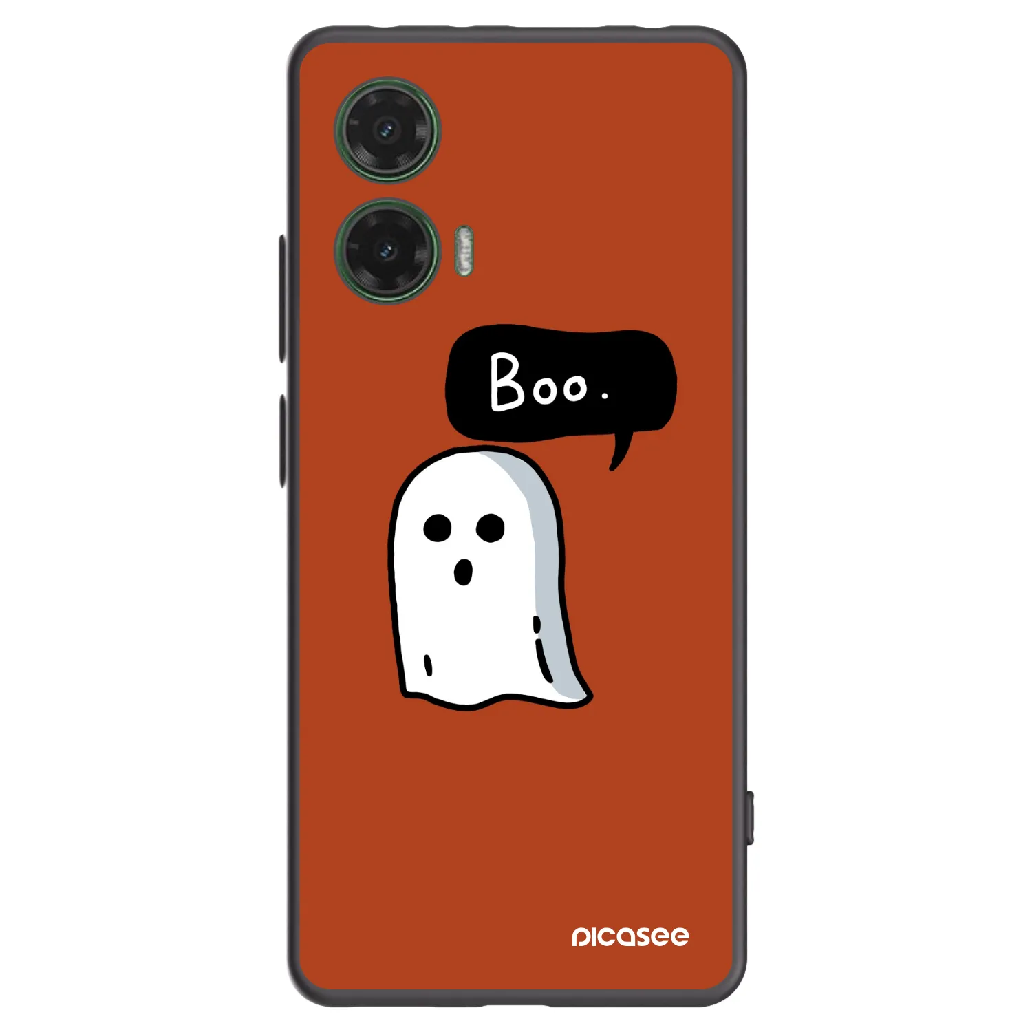 Picasee Μαύρη θήκη σιλικόνης για Motorola Moto G35 5G - Boo
