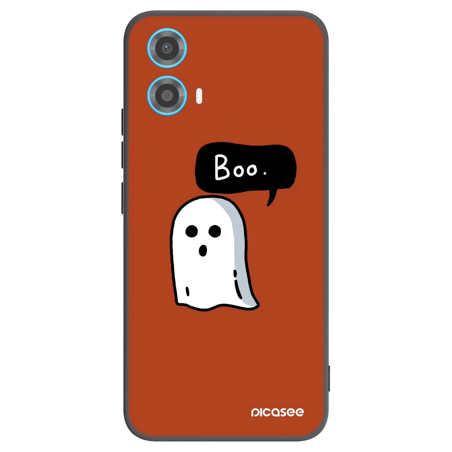 Picasee Μαύρη θήκη σιλικόνης για Motorola Moto G34 5G - Boo