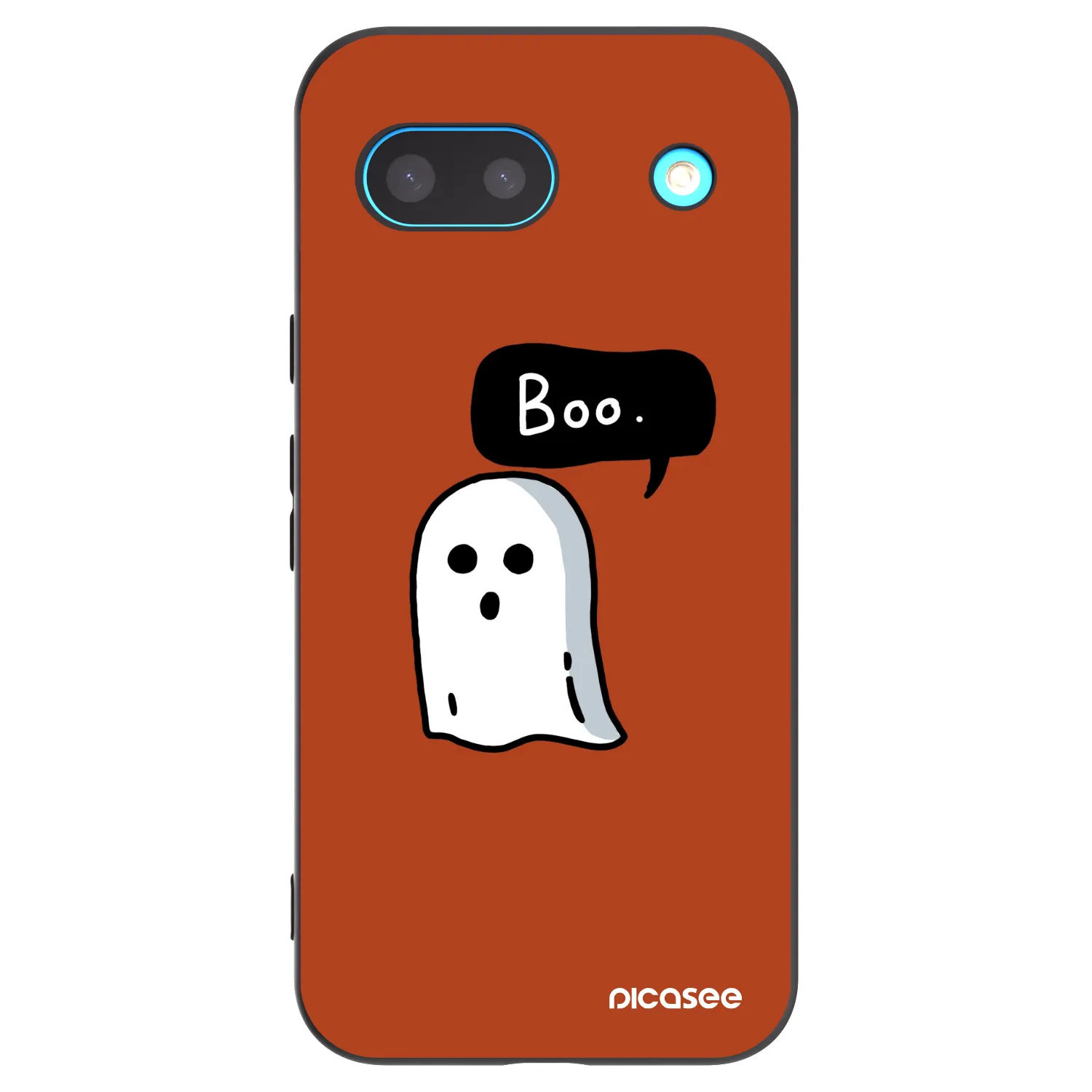 Picasee Μαύρη θήκη σιλικόνης για Google Pixel 8 - Boo