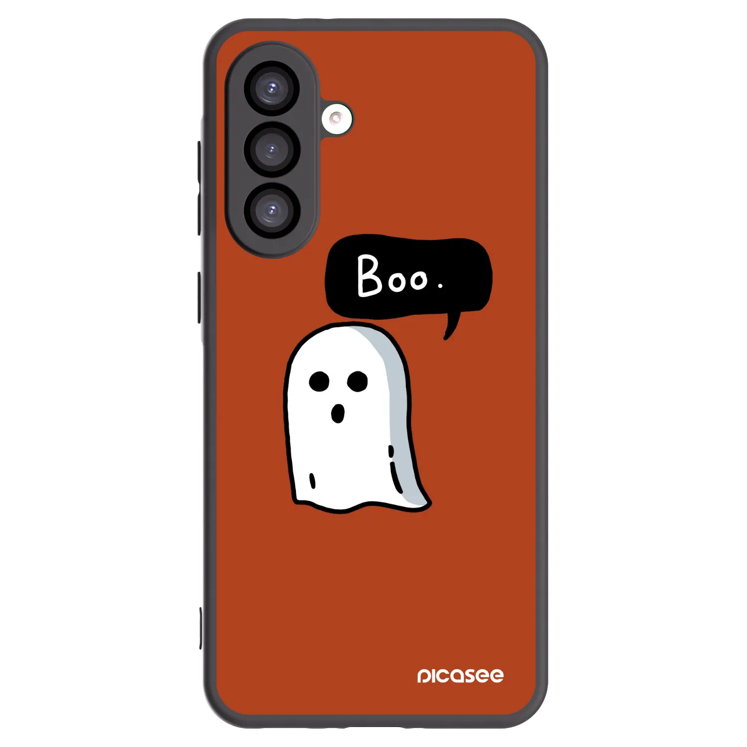 Picasee Μαύρη θήκη σιλικόνης για Samsung Galaxy A26 5G A266B - Boo