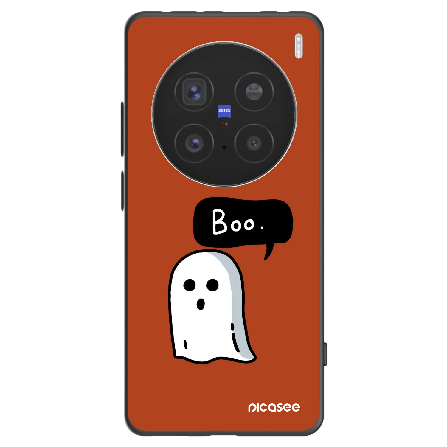 Picasee Μαύρη θήκη σιλικόνης για Vivo X200 Pro - Boo