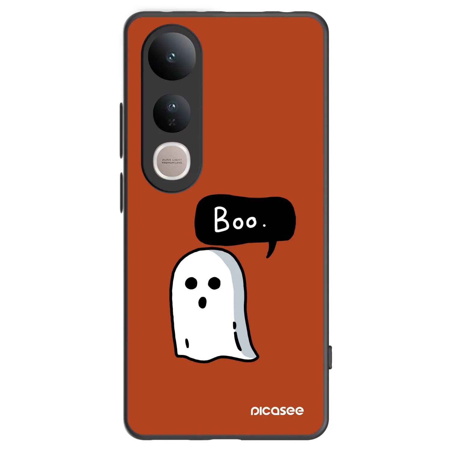 Picasee Μαύρη θήκη σιλικόνης για Vivo V50 Lite 5G - Boo