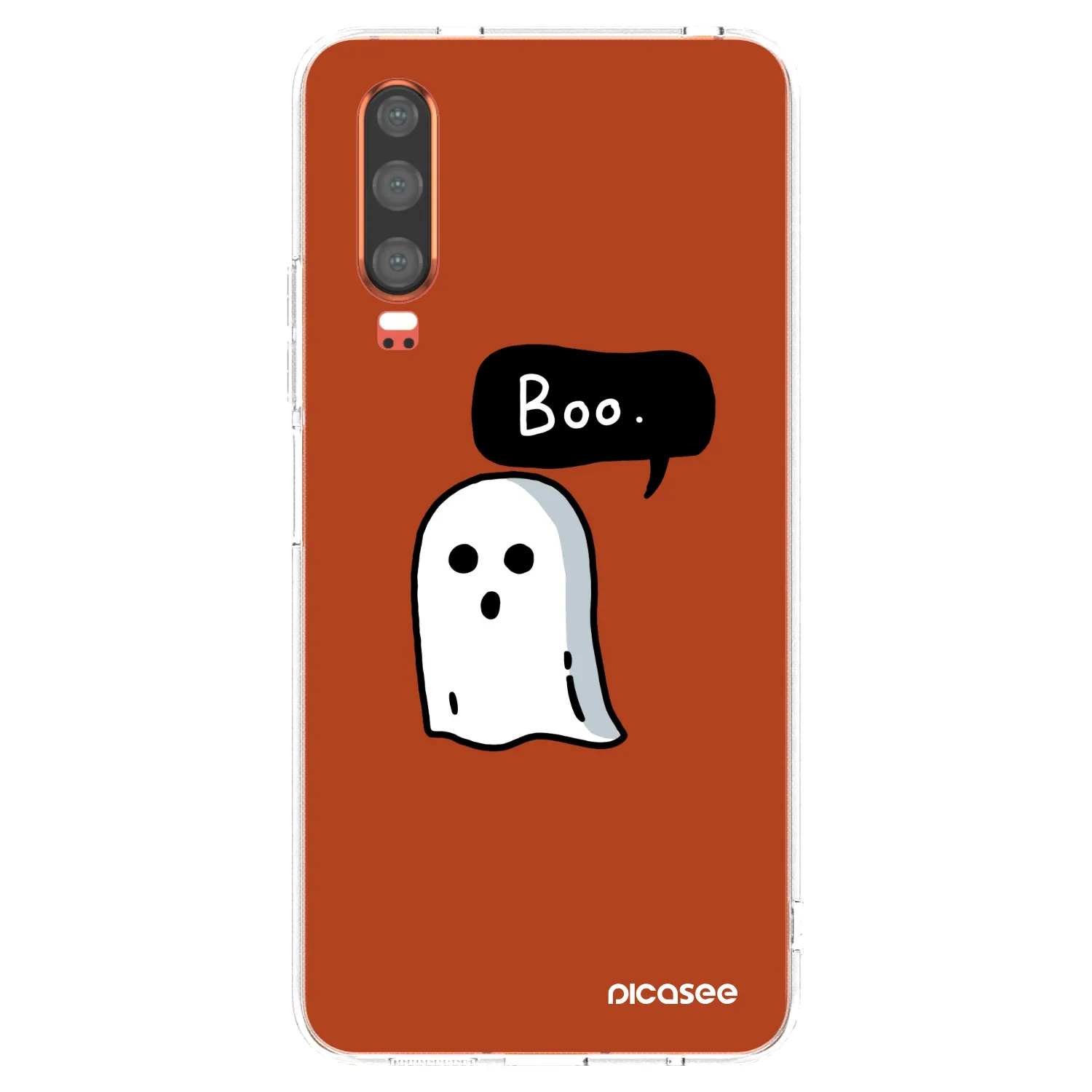 Picasee διαφανής θήκη σιλικόνης Huawei P30 - Boo