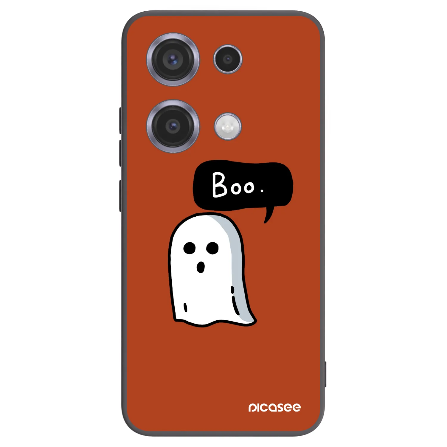 Picasee Μαύρη θήκη σιλικόνης για Xiaomi Redmi Note 14S - Boo