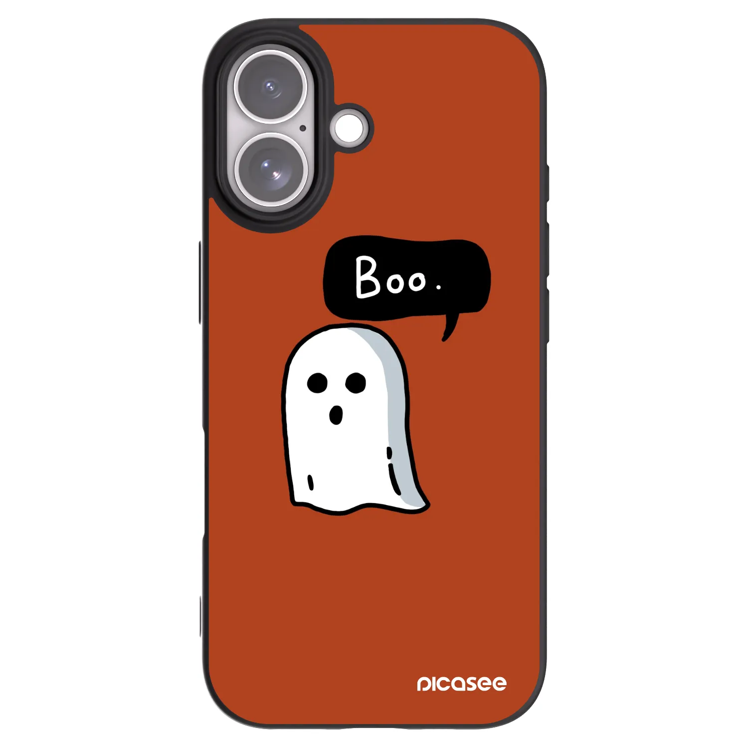 Picasee Μαύρη θήκη σιλικόνης για Apple iPhone 17 - Boo