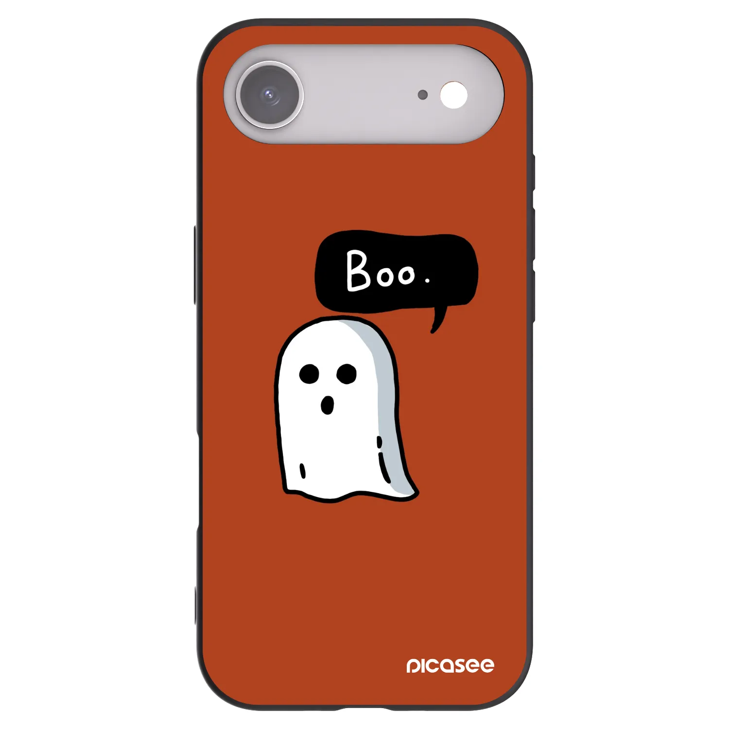 Picasee Μαύρη θήκη σιλικόνης για Apple iPhone Air - Boo