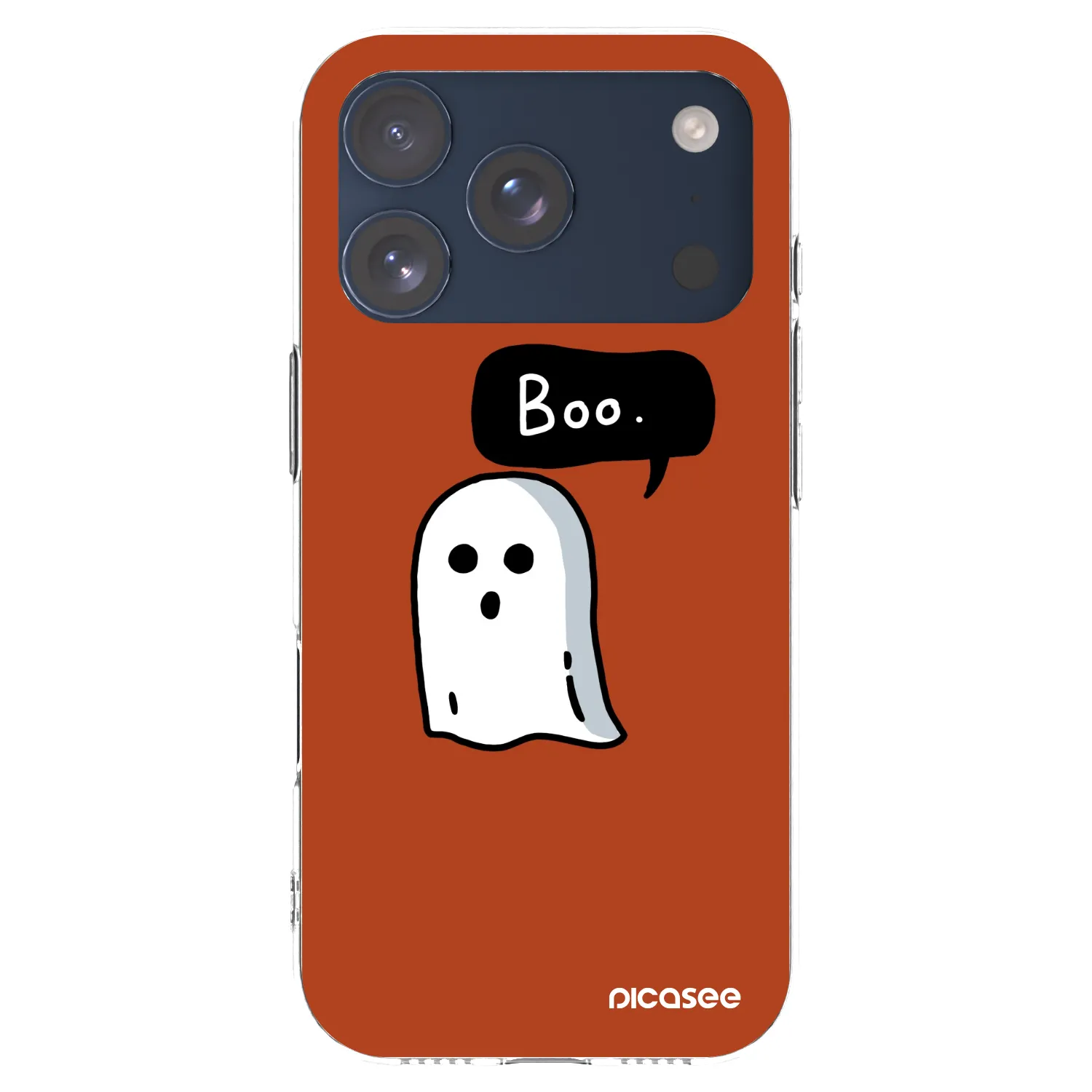 Picasee διαφανής θήκη σιλικόνης Apple iPhone 17 Pro - Boo
