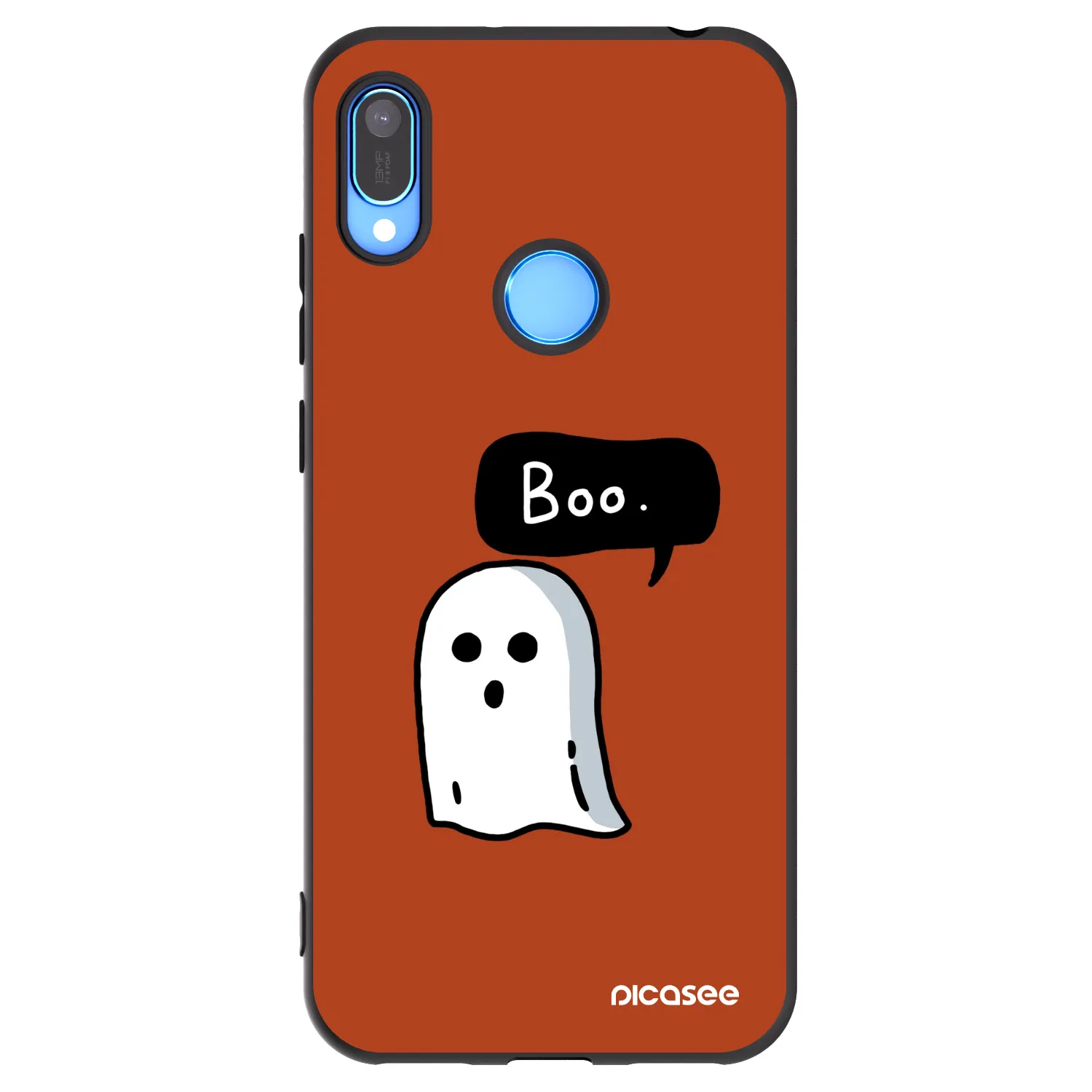 Picasee Μαύρη θήκη σιλικόνης για Huawei Y6 2019 - Boo