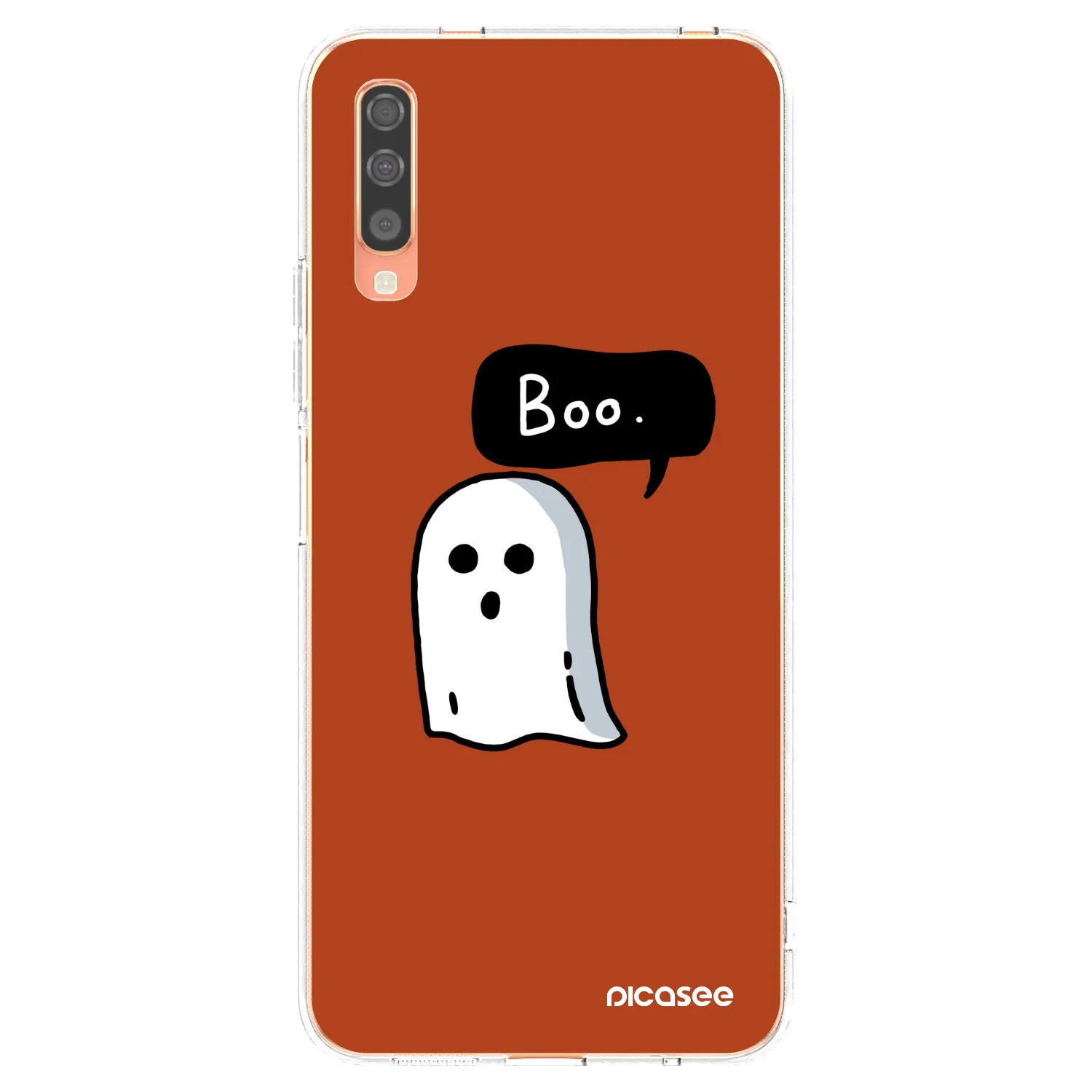 Picasee διαφανής θήκη σιλικόνης Samsung Galaxy A70 A705F - Boo