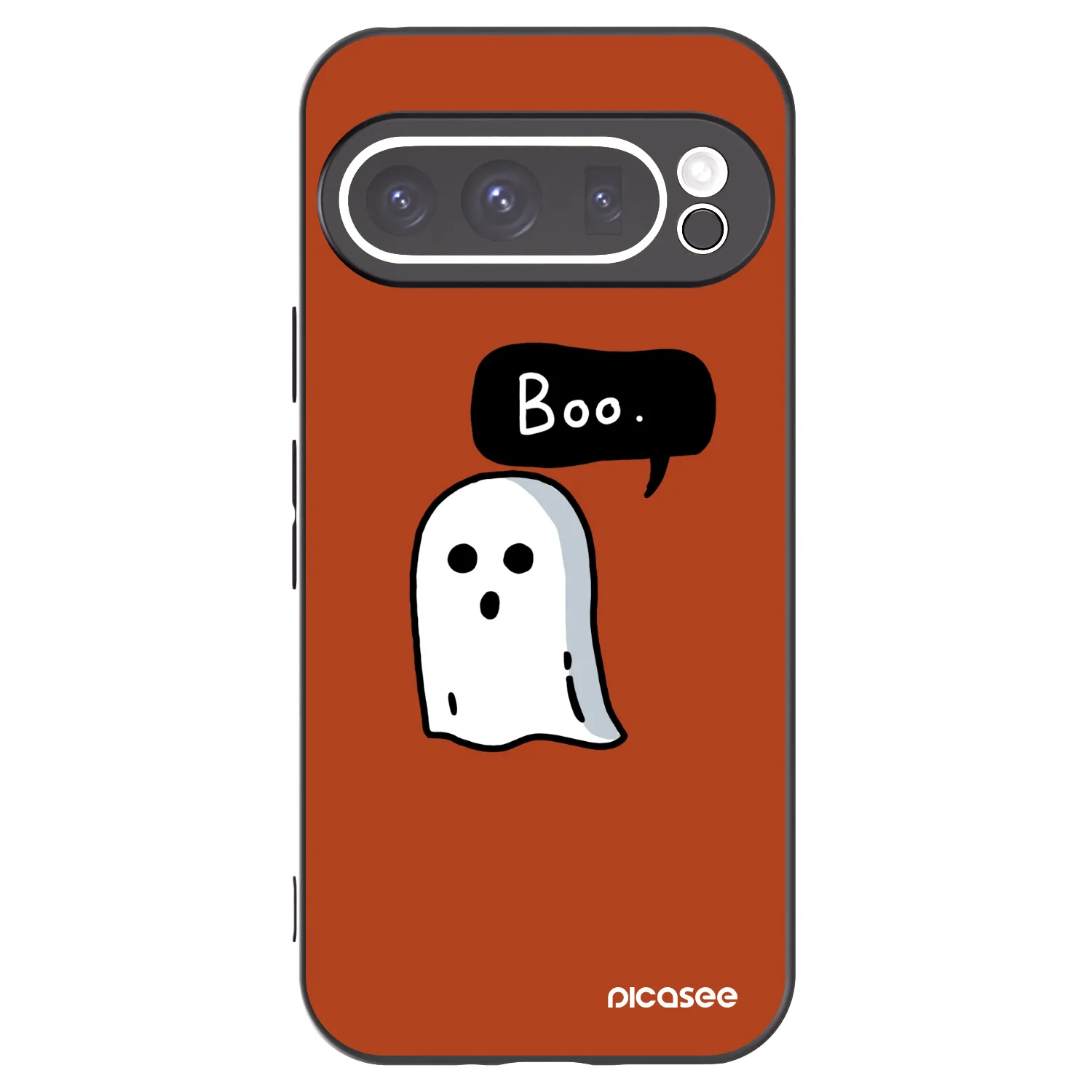 Picasee Μαύρη θήκη σιλικόνης για Google Pixel 9 Pro XL - Boo