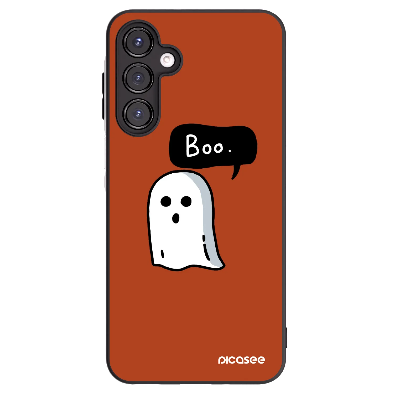 Picasee Μαύρη θήκη σιλικόνης για Samsung Galaxy A16 4G - Boo