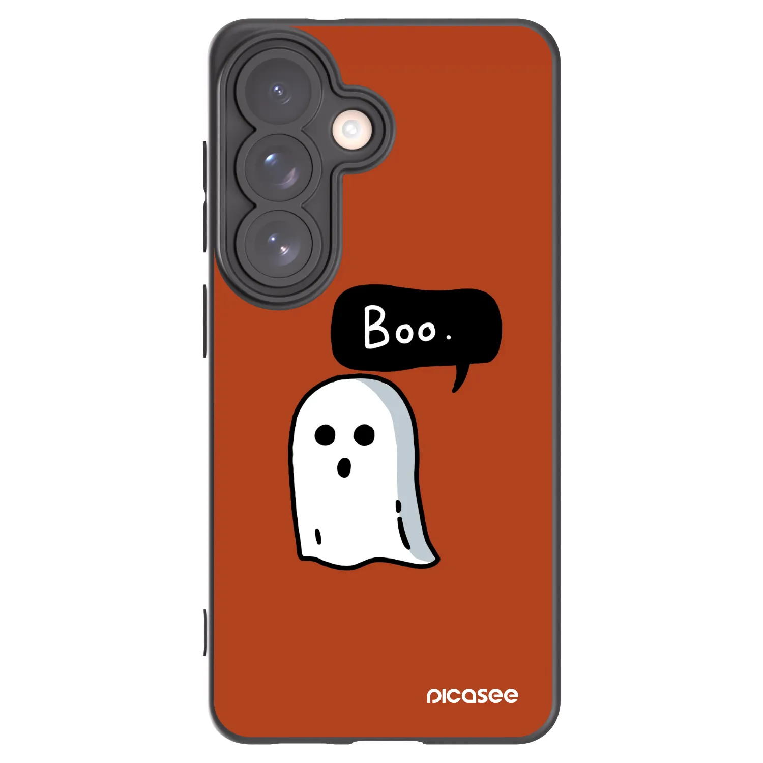 Picasee Μαύρη θήκη σιλικόνης για Samsung Galaxy S26 - Boo