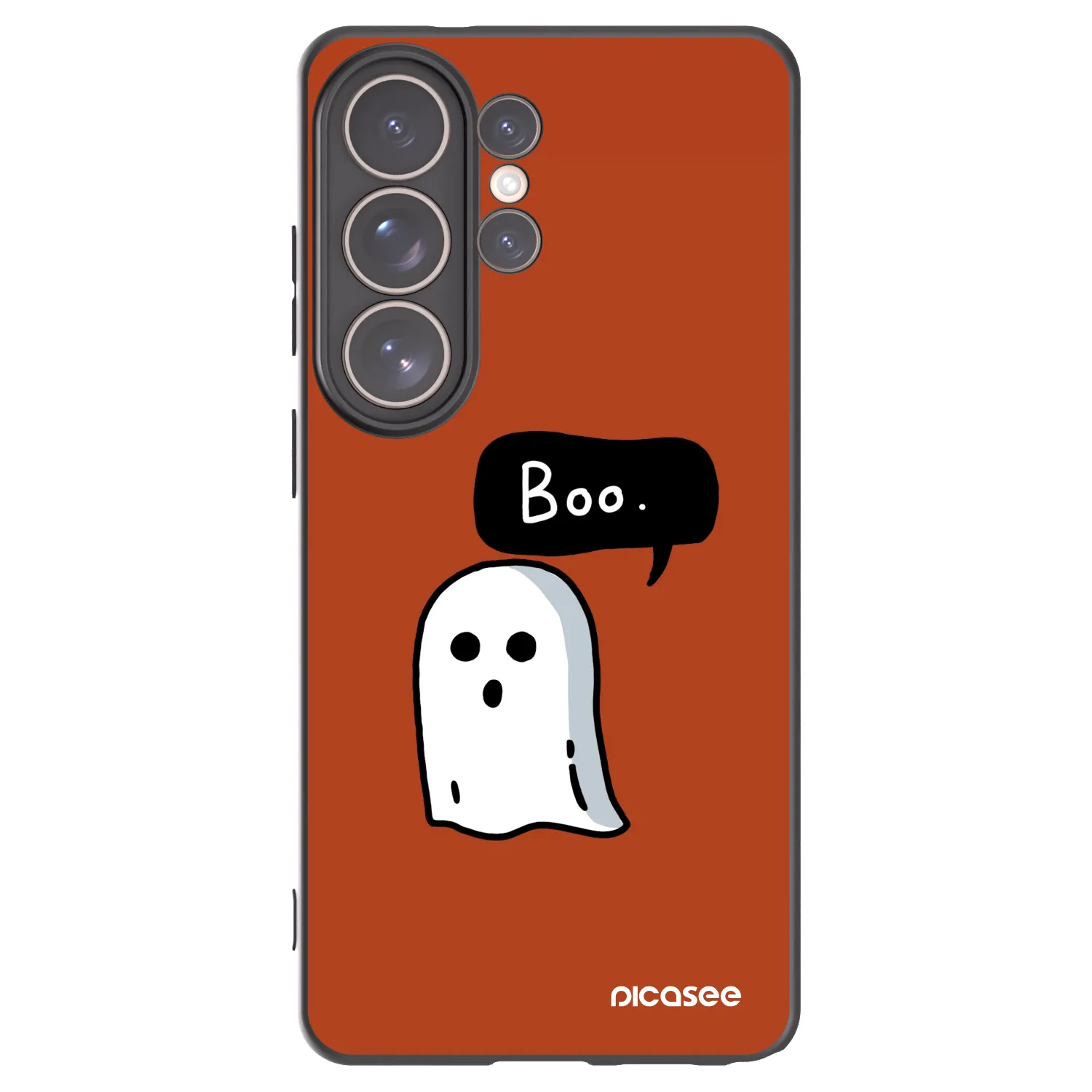 Picasee Μαύρη θήκη σιλικόνης για Samsung Galaxy S26 Ultra - Boo