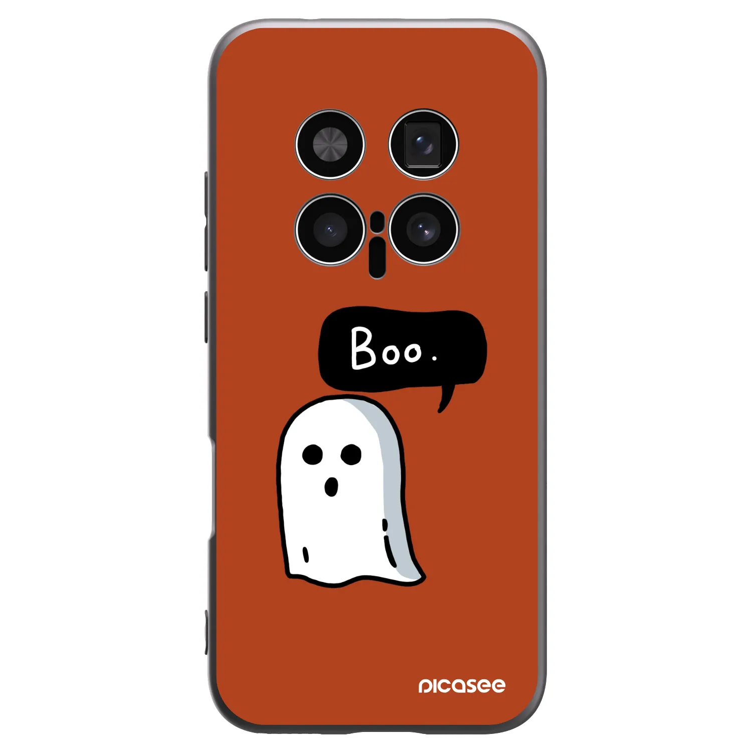 Picasee Μαύρη θήκη σιλικόνης για Honor Magic8 Pro 5G - Boo