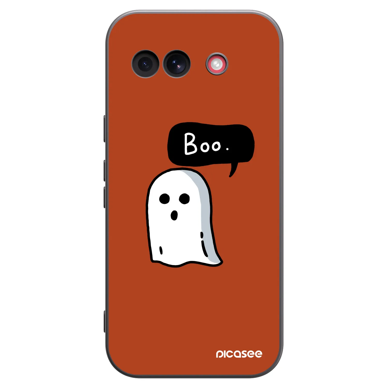 Picasee Μαύρη θήκη σιλικόνης για Google Pixel 10a - Boo