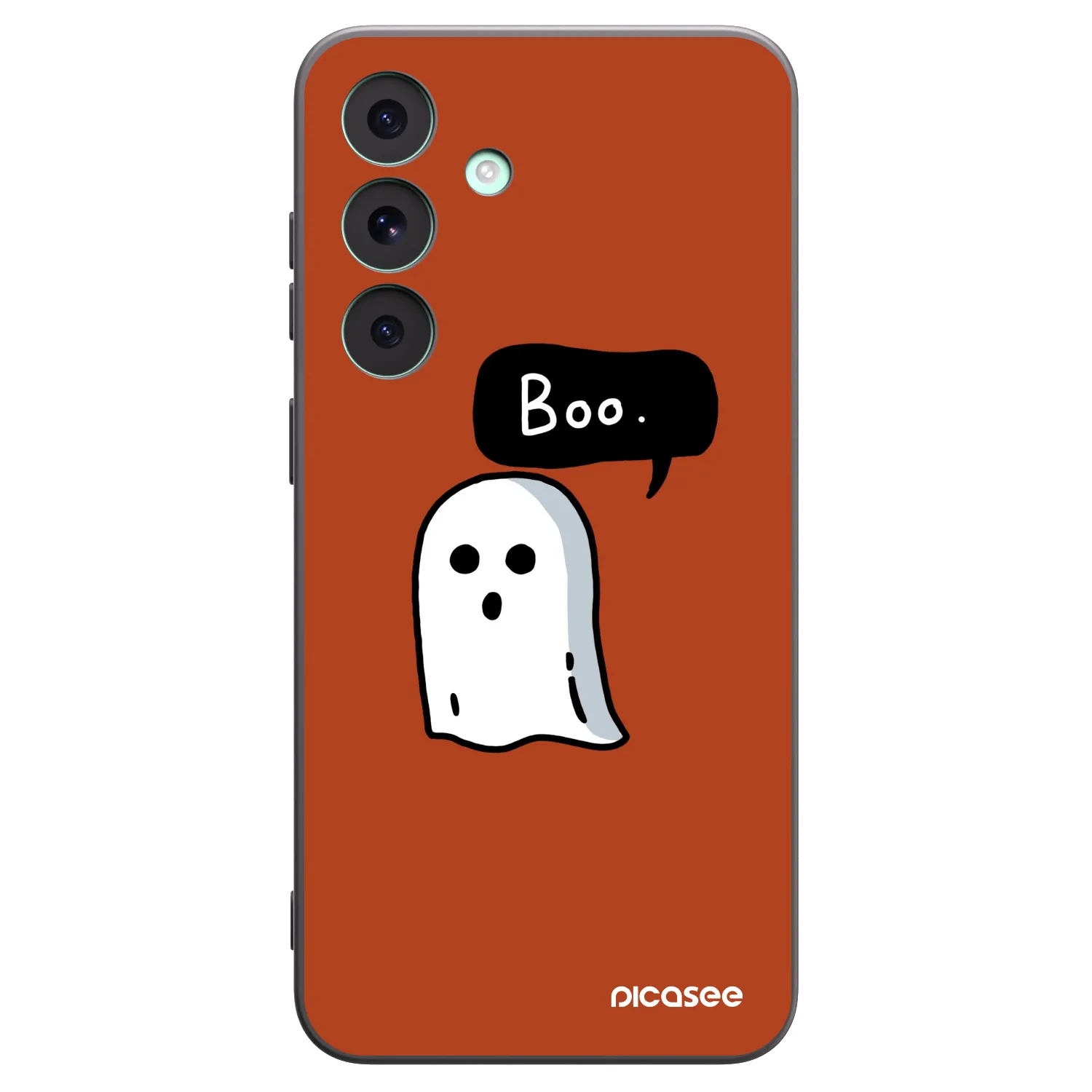 Picasee Μαύρη θήκη σιλικόνης για Samsung Galaxy S26 FE - Boo