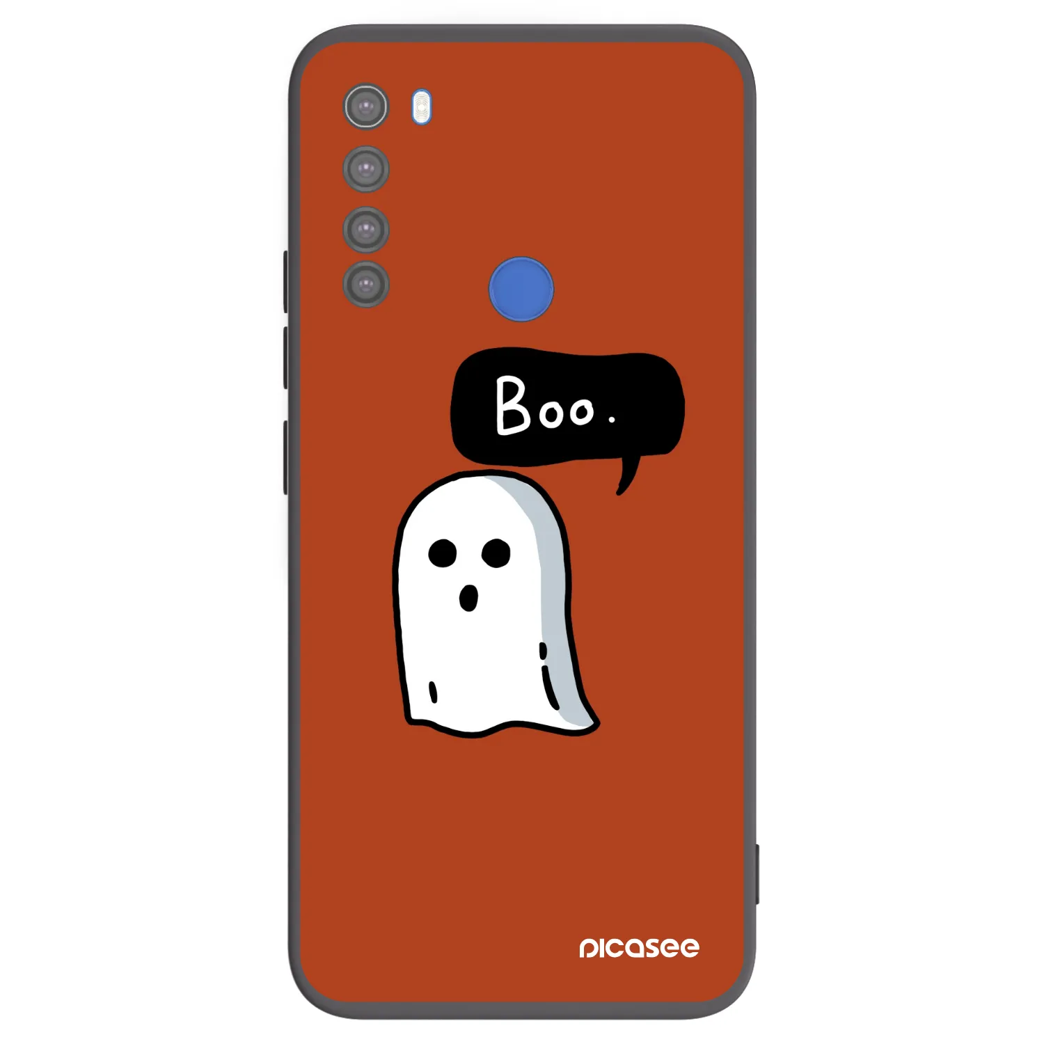 Picasee Μαύρη θήκη σιλικόνης για Xiaomi Redmi Note 8T - Boo