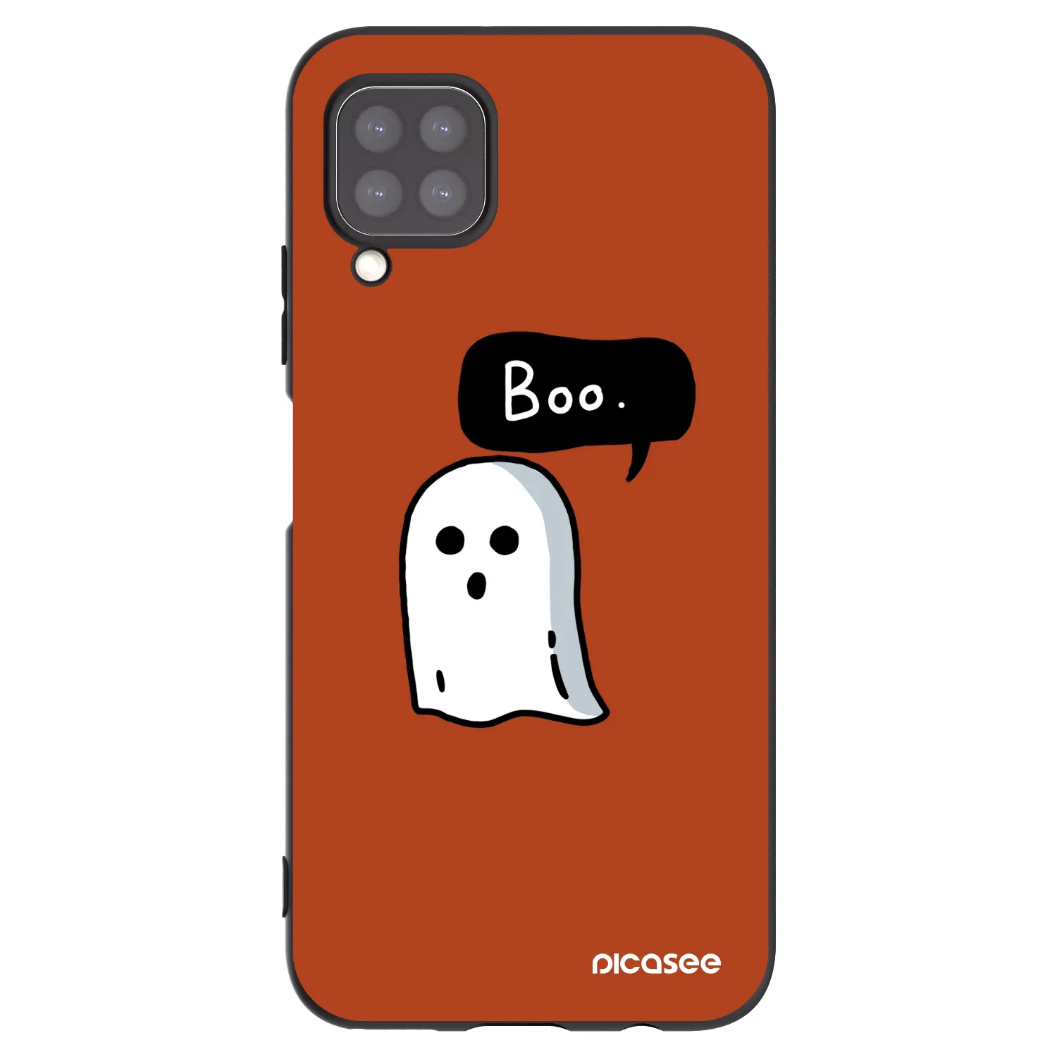 Picasee Μαύρη θήκη σιλικόνης για Huawei P40 Lite - Boo